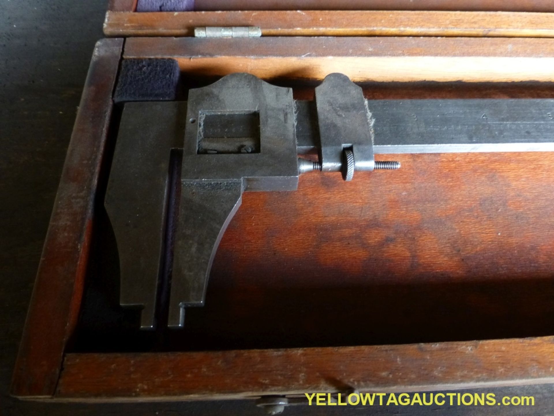 Starrett 24" Caliper in Wooden Box - Image 3 of 4