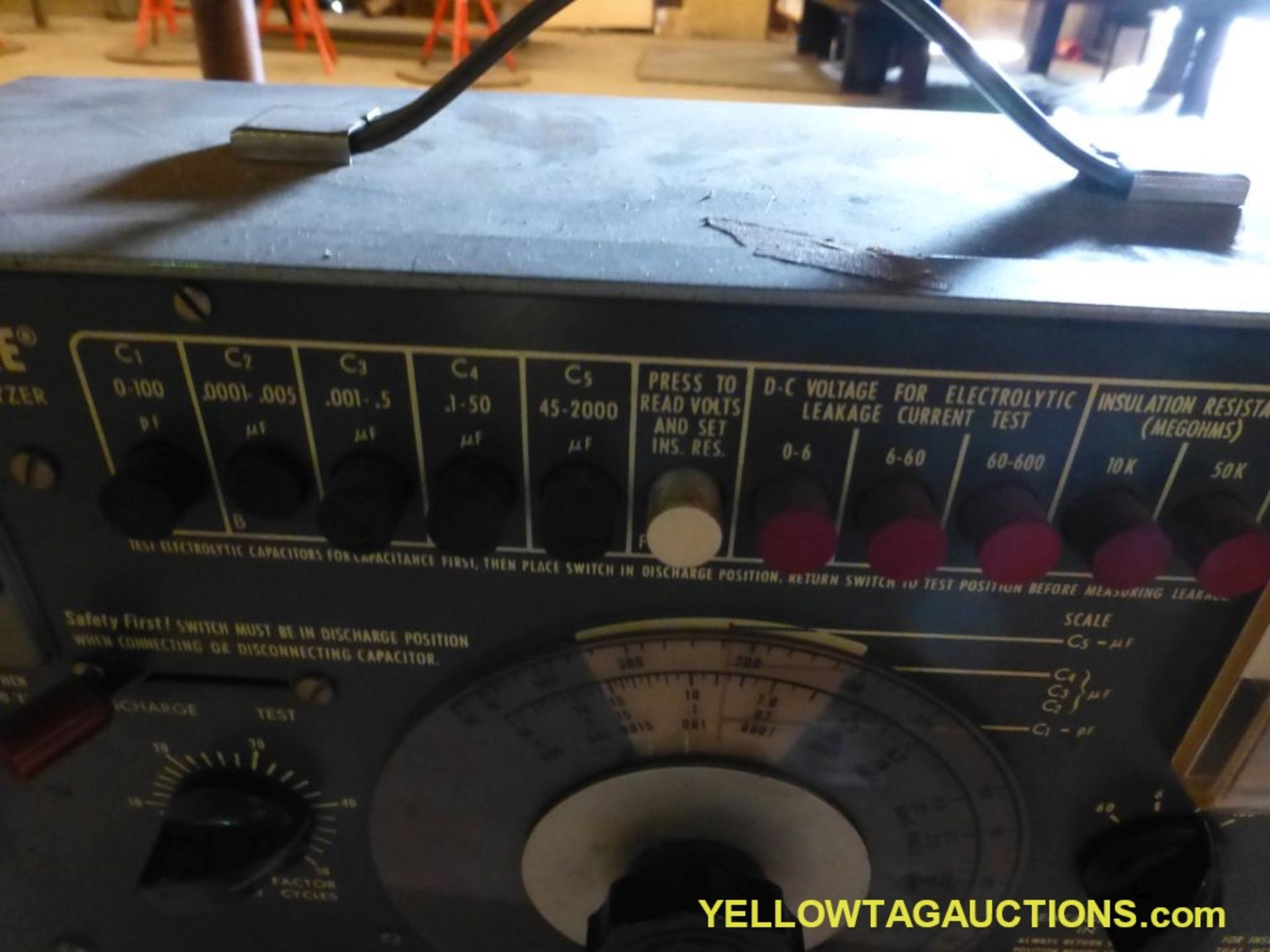 Sprague Tel-Ohmike Capacitor Analyzer | Model NO. TO-6 - Image 3 of 6