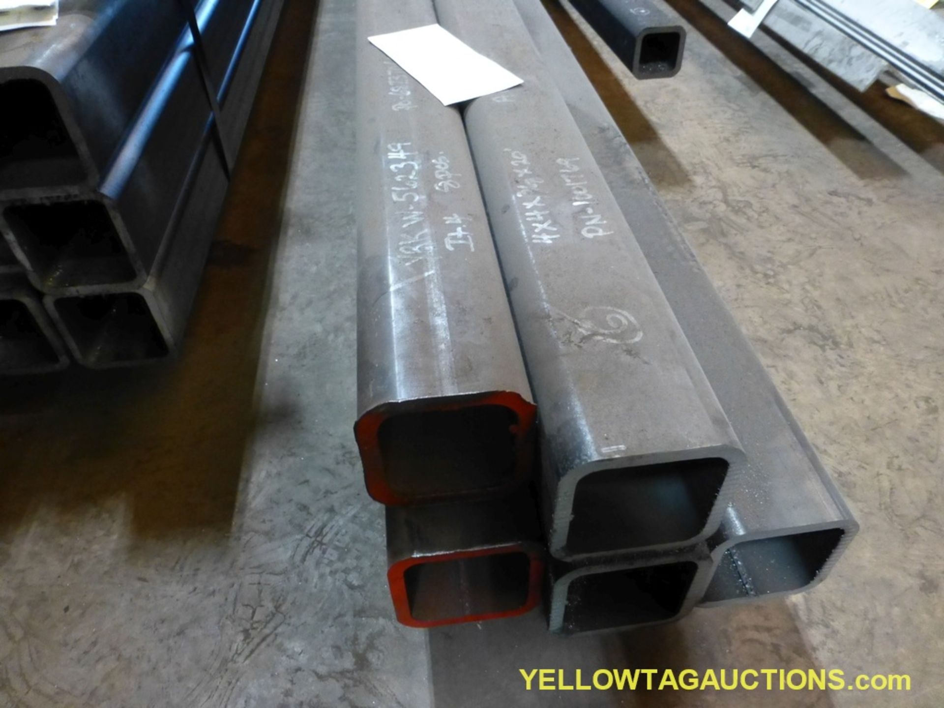Lot of Approx (22) Assorted Tubing | (1) Square Tubing 3/8 x 3 x 3 x 240 ARI; (8) Square Tubing 3/8 - Image 4 of 5