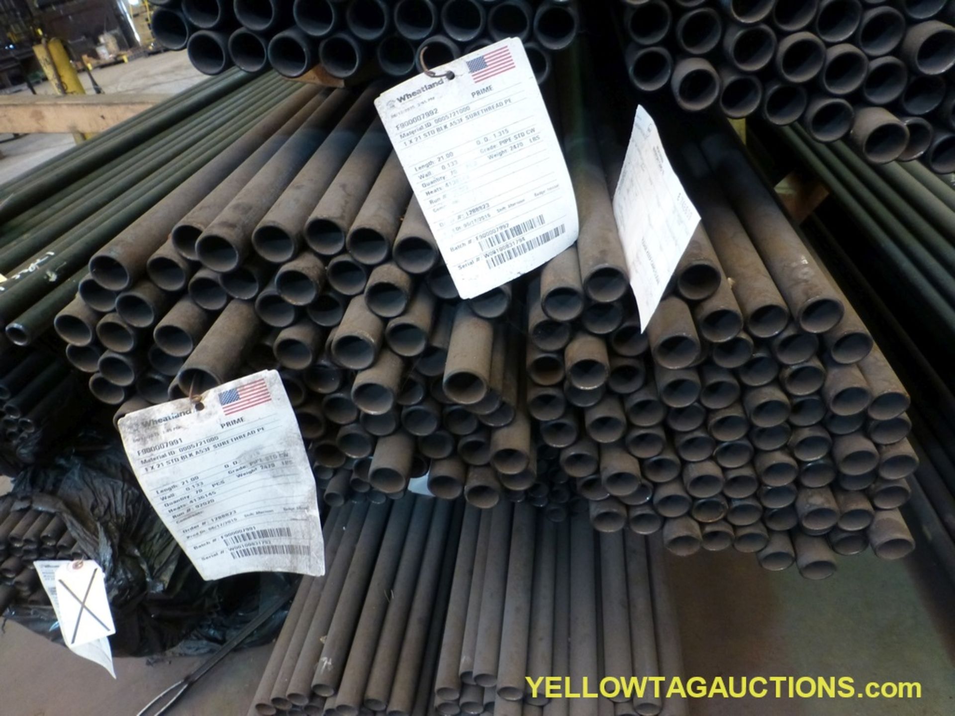 Lot of Approx (600) 1" SCH 40 x 252 A53 TYF Pipes - Image 3 of 4