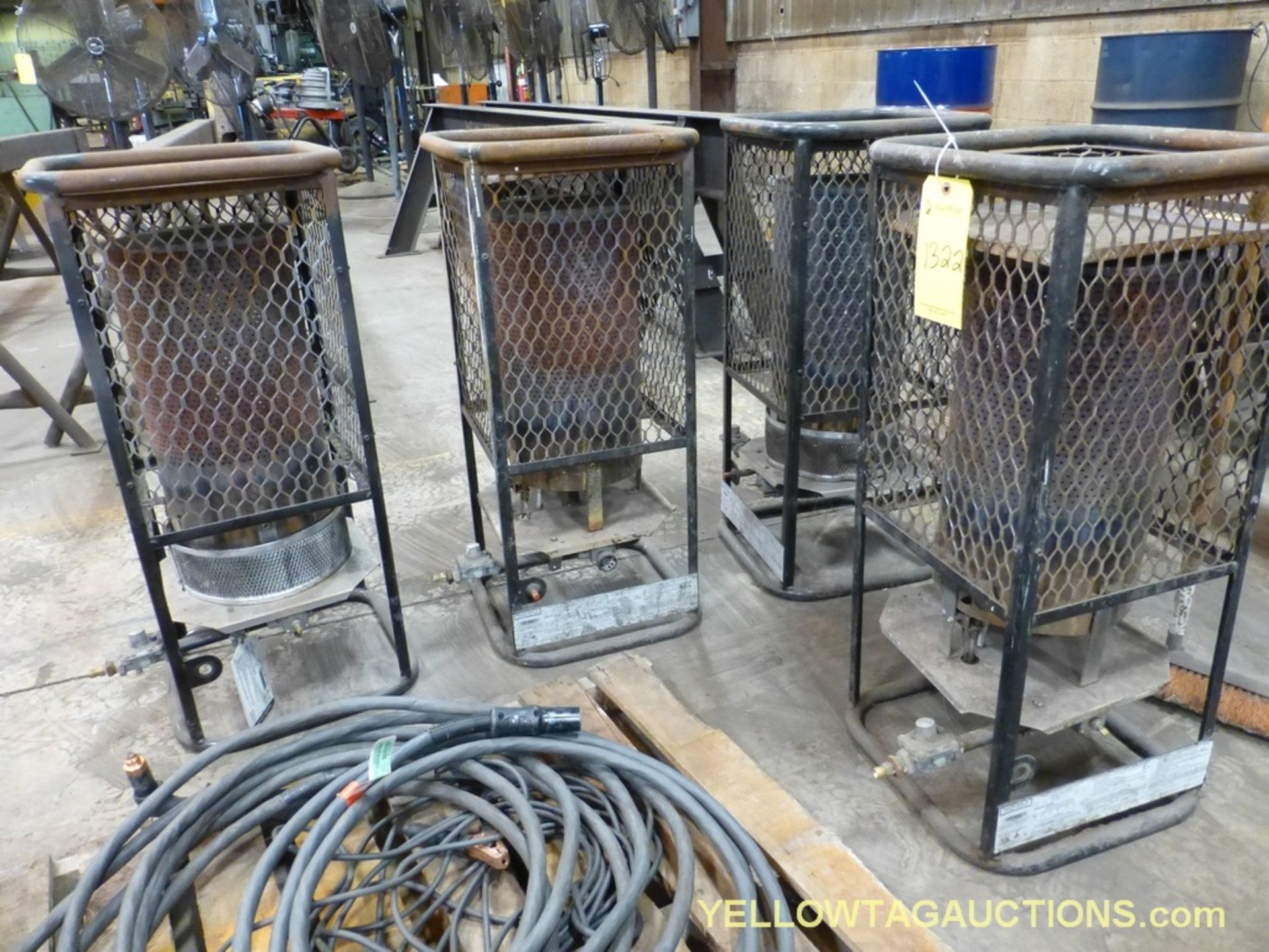 Lot of (4) Enerco Construction Heaters | Model No. HS125NG