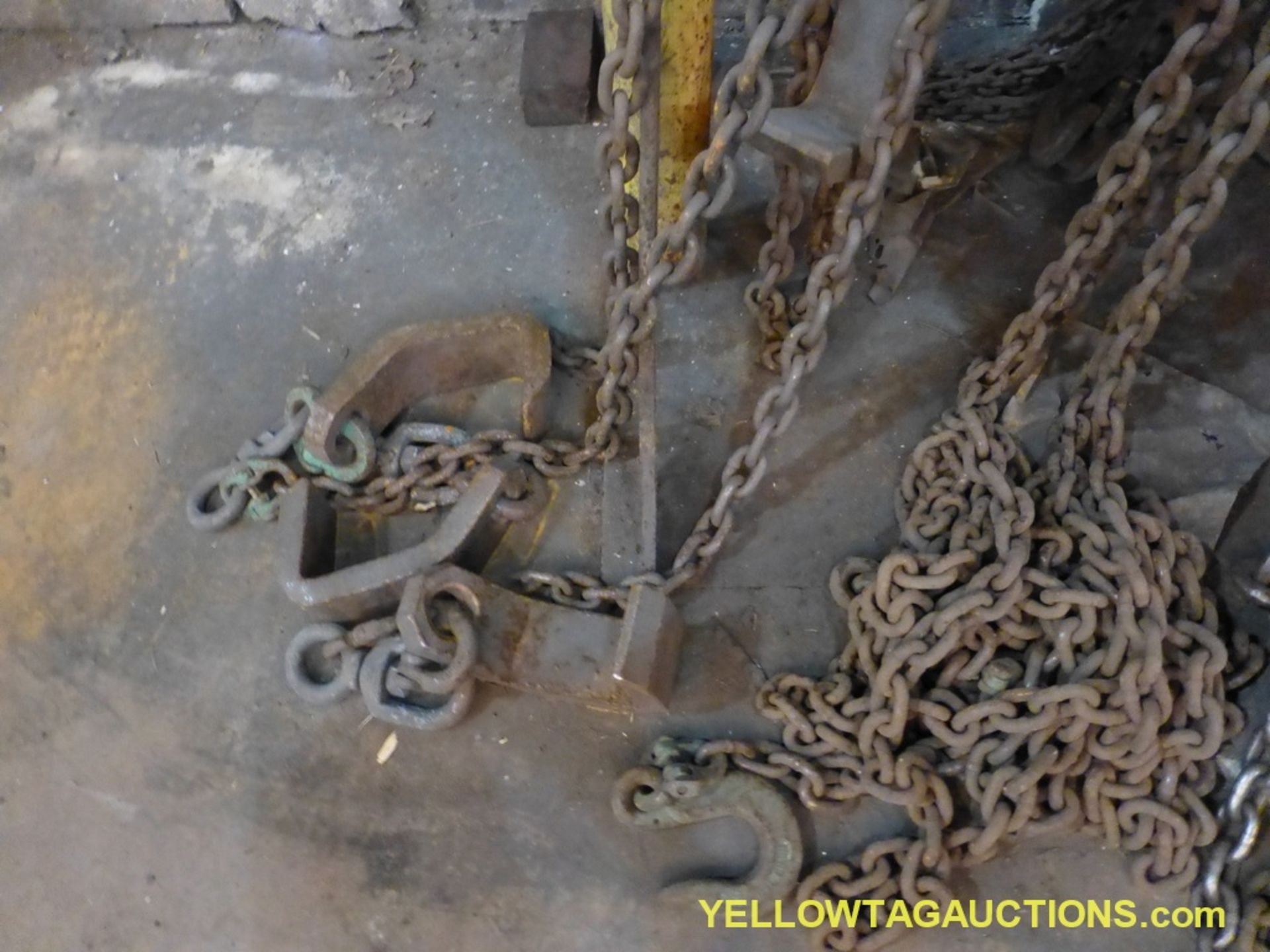 Lot of Chain Slings on Holder - Image 7 of 7