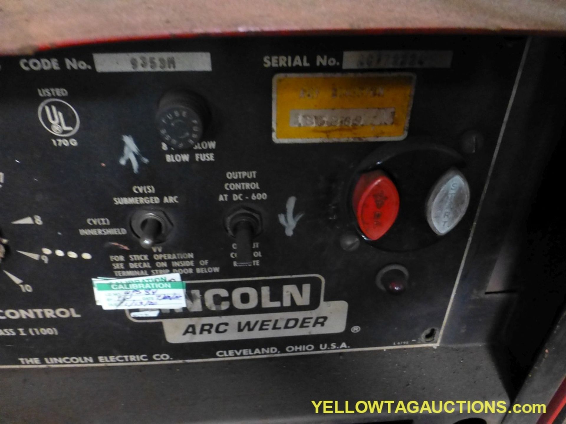 Lot of (2) Lincoln Electric Components | (1) Ideal Arc DC 600 Arc Welder Model No. DC600, Code No. 9 - Image 6 of 14