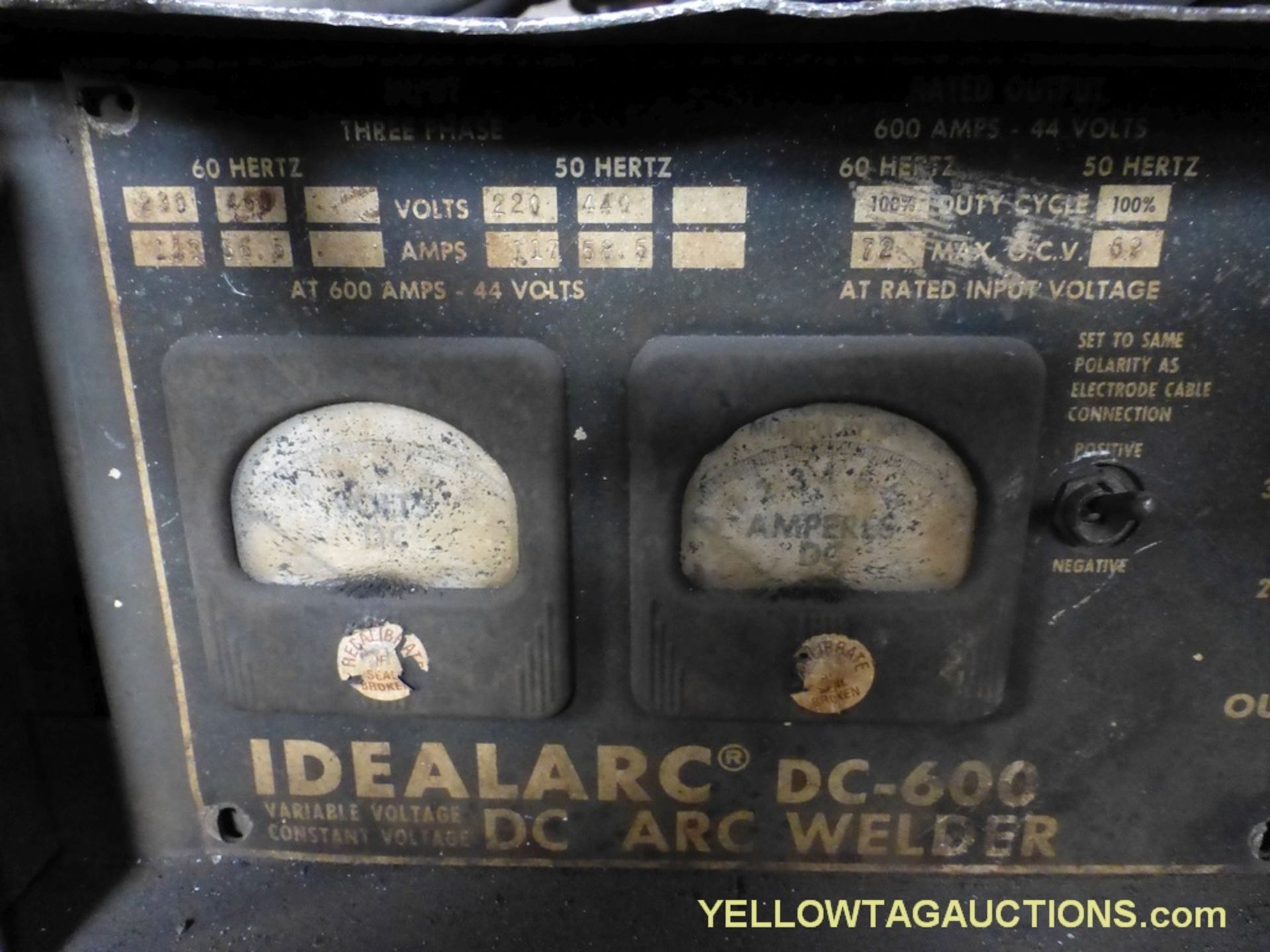 Lincoln DC-600 Welder w/LN-9 Wire Feeder - Image 3 of 10