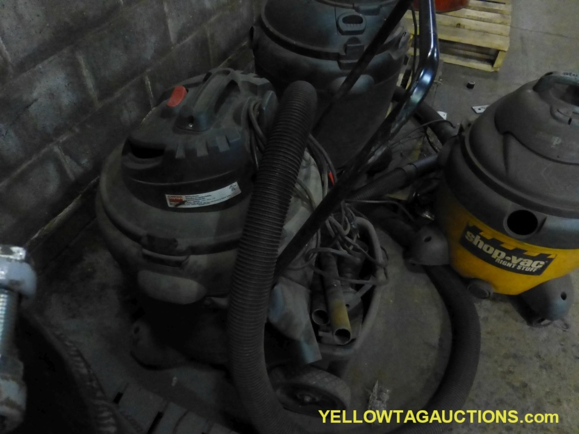 Lot of (3) Wet/Dry Vacuums - Image 8 of 11