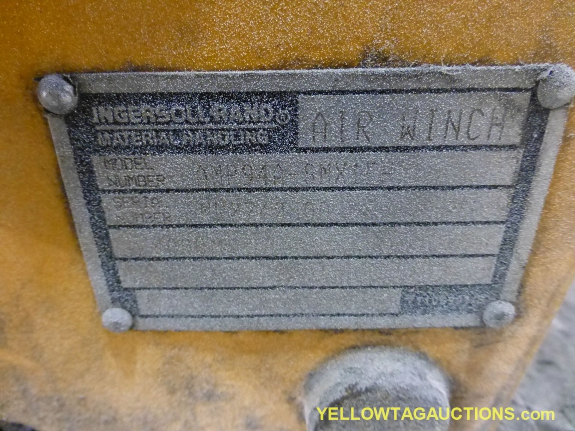 Ingersoll Rand Floor Mounted Air Winch - Image 7 of 15