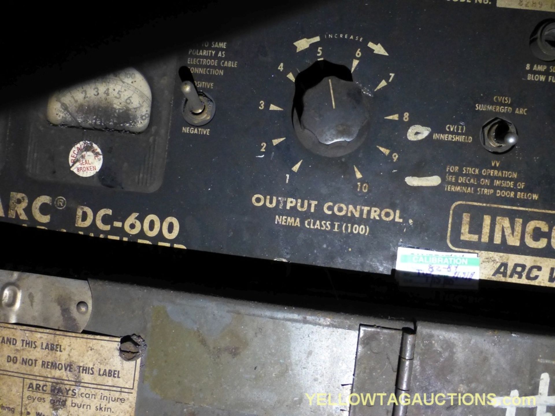 Lincoln DC-600 Welder - Image 7 of 10