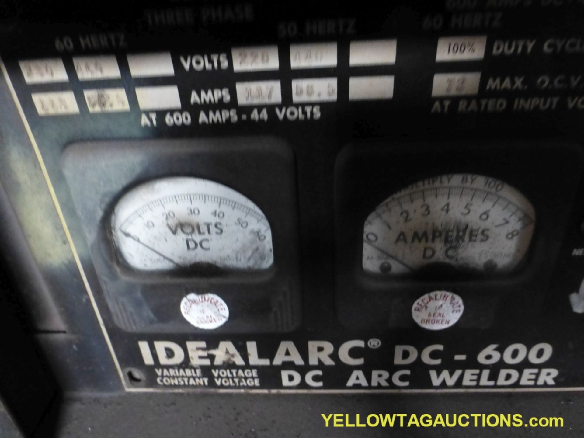 Lot of (2) Lincoln Electric Components | (1) Ideal Arc DC 600 Arc Welder Model No. DC600, Code No. 9 - Image 4 of 14