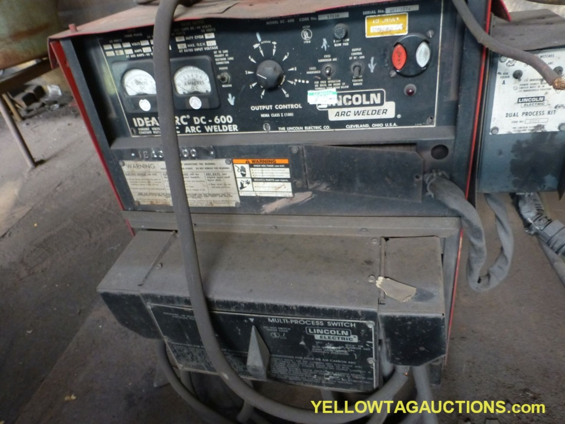 Lot of (2) Lincoln Electric Components | (1) Ideal Arc DC 600 Arc Welder Model No. DC600, Code No. 9 - Image 3 of 14