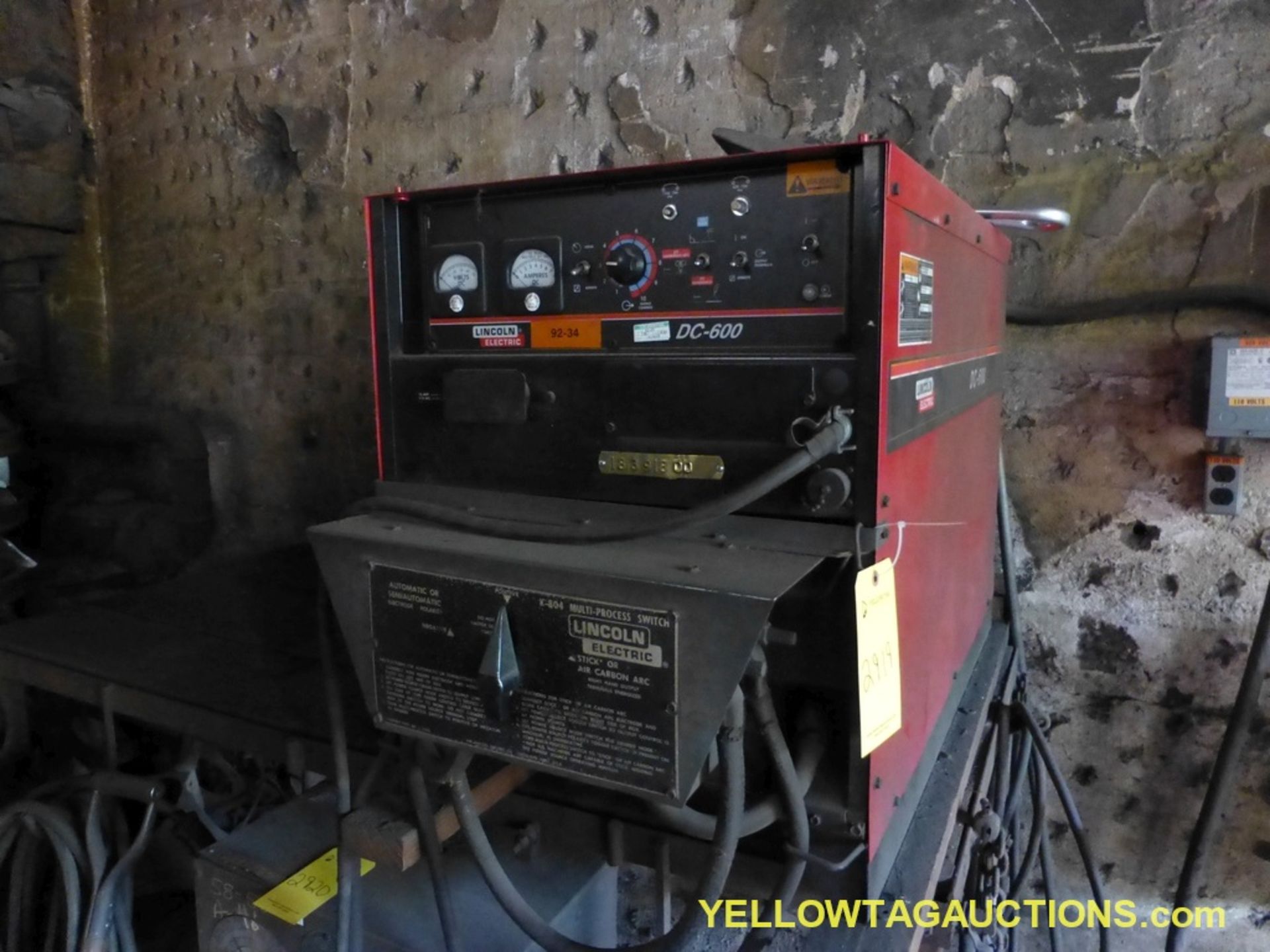 Lot of (2) Lincoln Components | (1) Lincoln Electric DC 600 Welder w/Multiprocess Switch; (1) Lincol