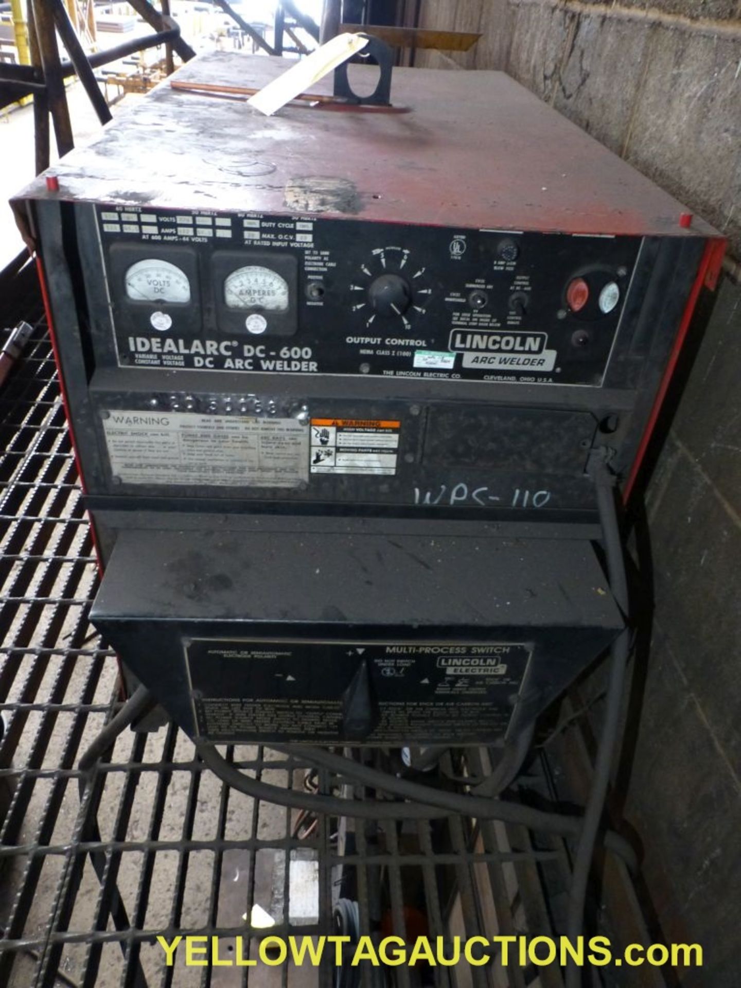 Lincoln Idea Arc DC-600 Welder | Includes: K-804 Multiprocess Switch w/Lincoln Squirt LN-9 Wire Feed - Image 2 of 9