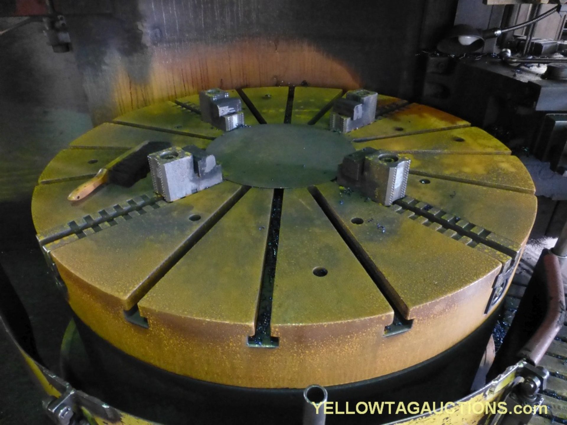 54" Bullard Cutmaster VTL Jurret and Side Heads | 49-180 RPM; Includes:; 4-Jaw Table; Tri-Onics DRO - Image 3 of 15