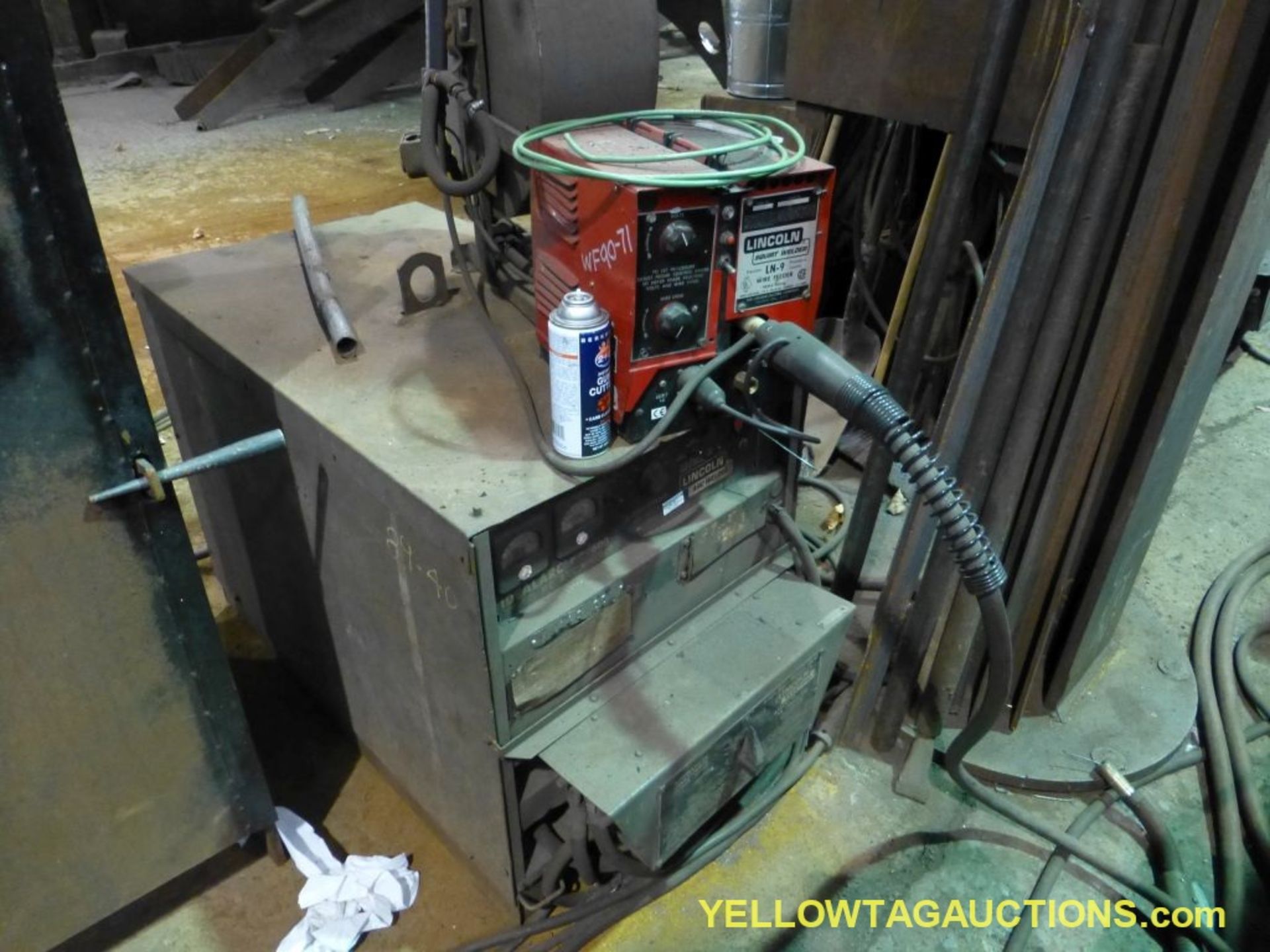 Lincoln Electrical Ideal Arc 600 DC Welder | Includes: Lincoln Squirt Welder Wire Feeder LN-9