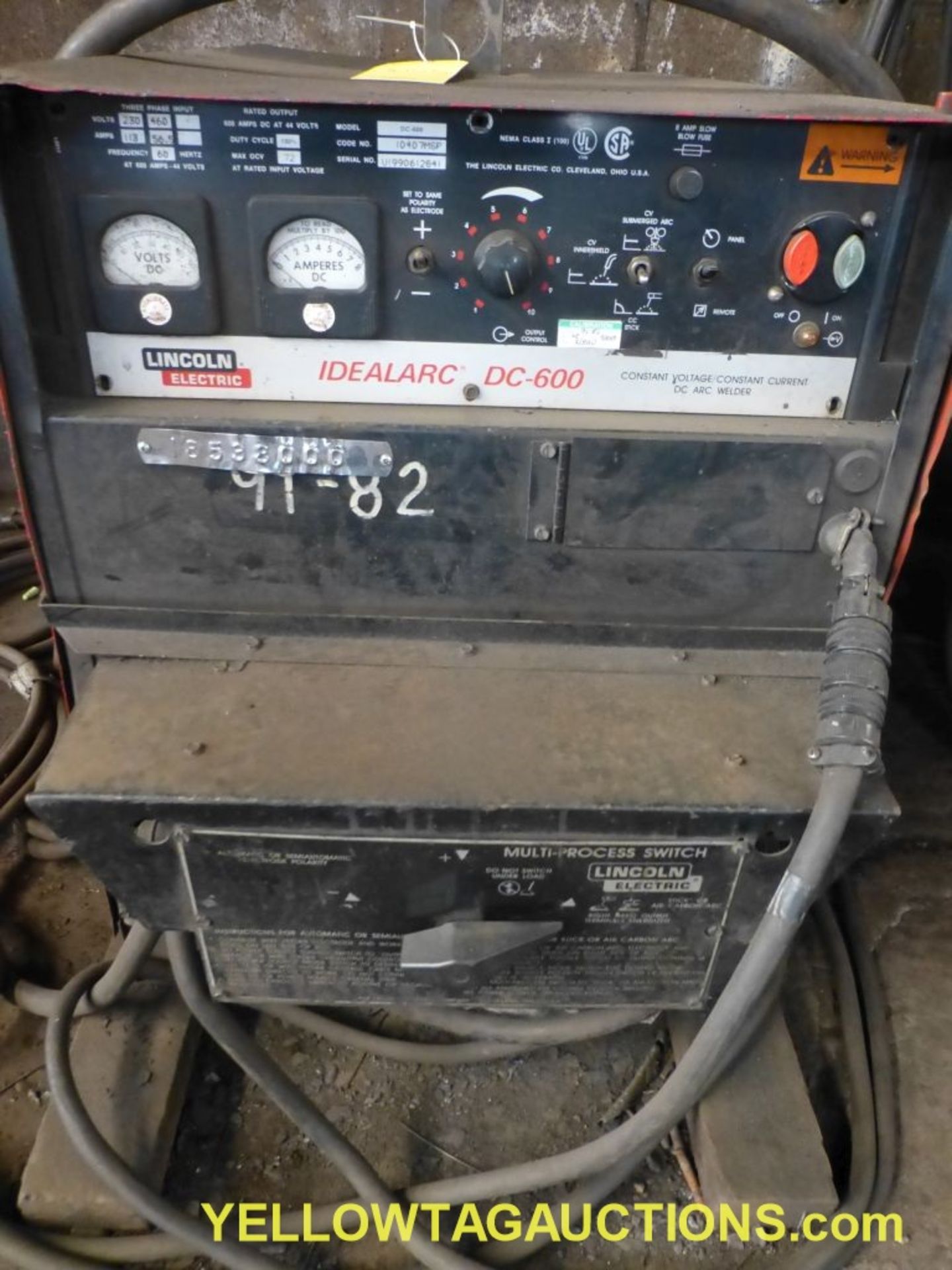 Lot of (2) Lincoln Components | (1) Lincoln Electric Ideal Arc 600 DC-600 Welder w/Multiprocess Swit - Image 2 of 13