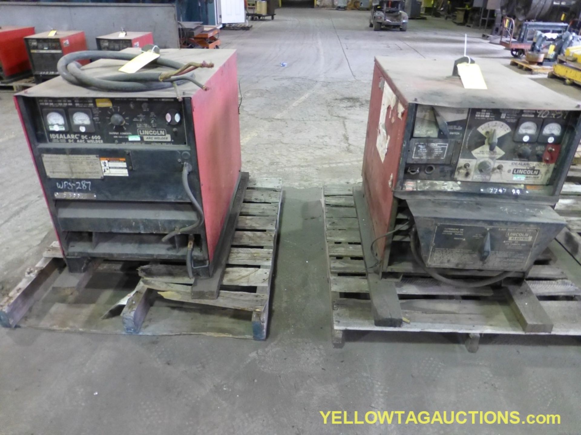 Lot of (2) Lincoln Welders | (1) Ideal Arc DC 600 Welder; (1) Ideal Arc DC 400 Welder