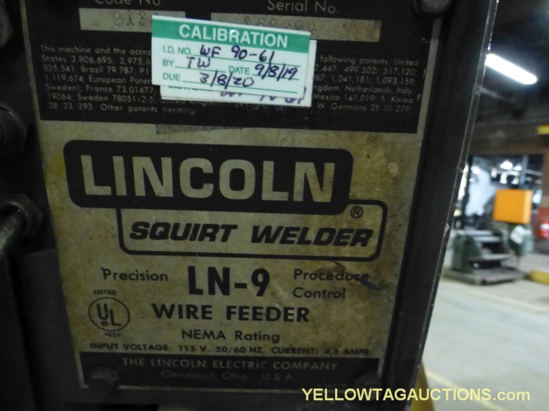 Lincoln DC-600 Welder w/LN-7 Wire Feeder - Image 3 of 12