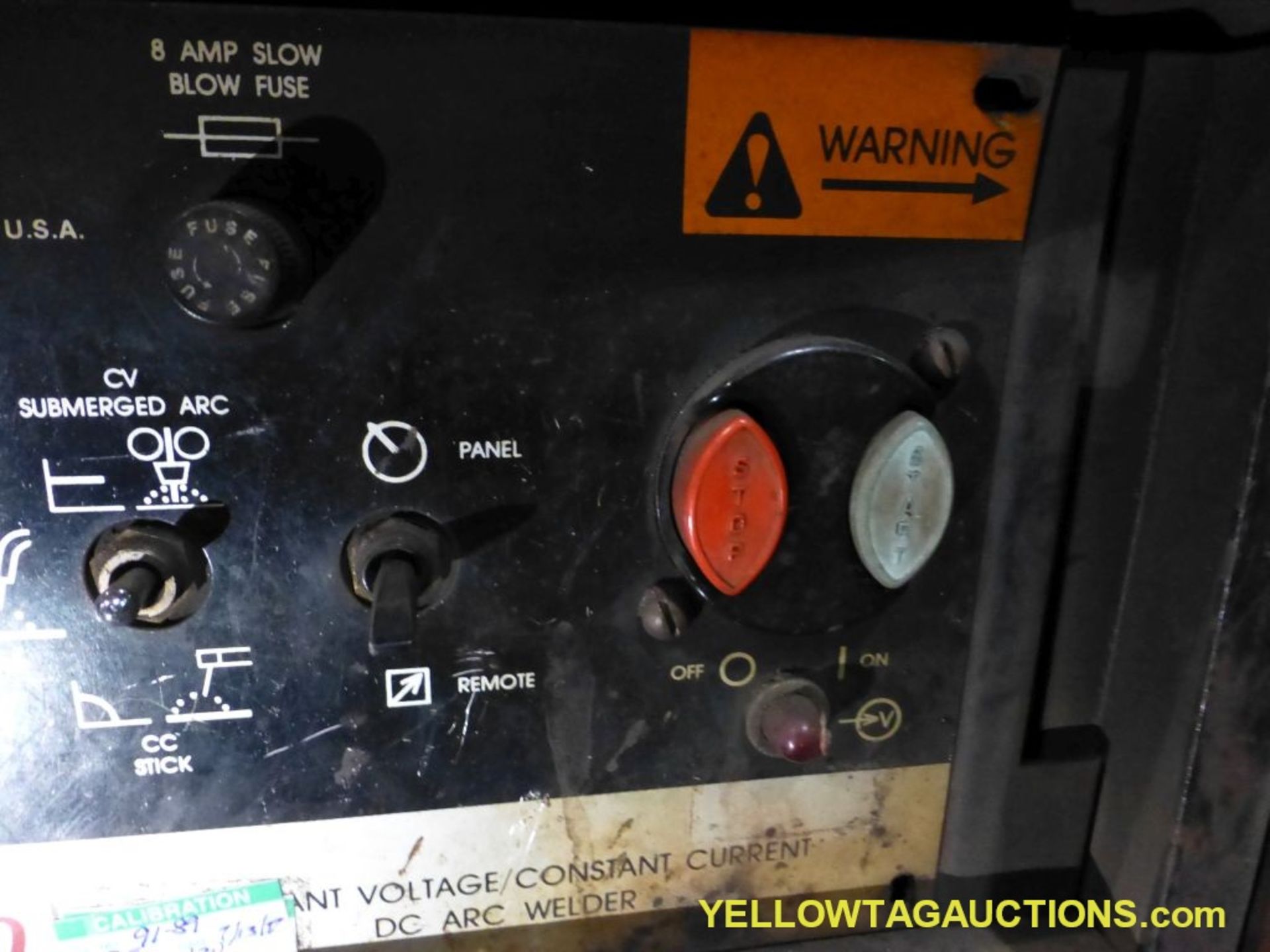 Lincoln Electric Ideal Arc DC-600 Welder | Includes: Multiprocess Switch & LN-9 Wire Feeder - Image 6 of 17