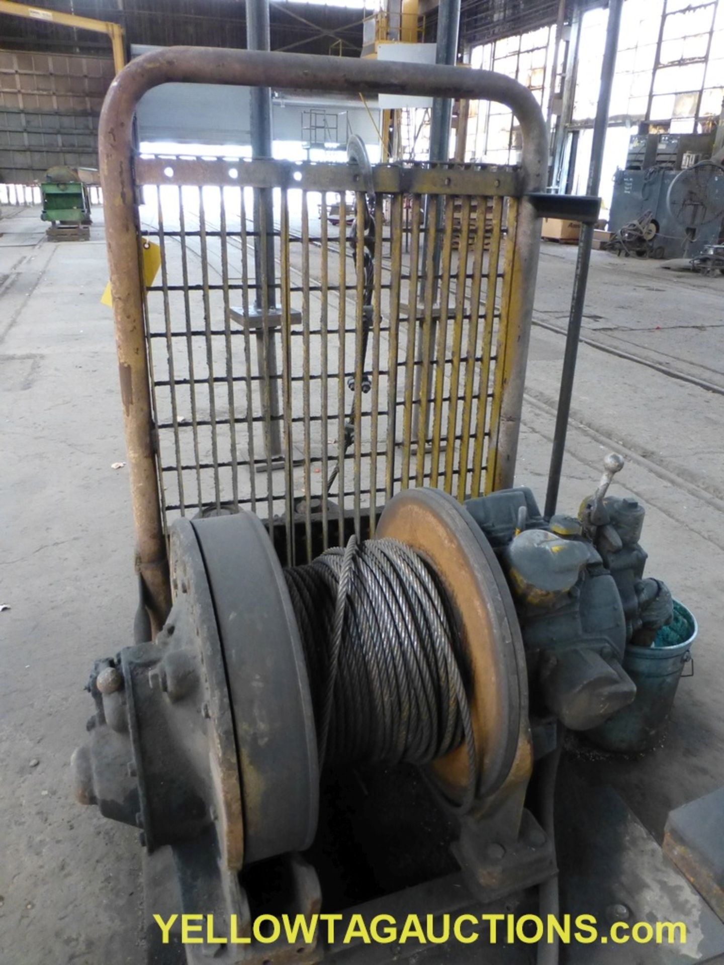 Ingersoll Rand Winch w/Cage