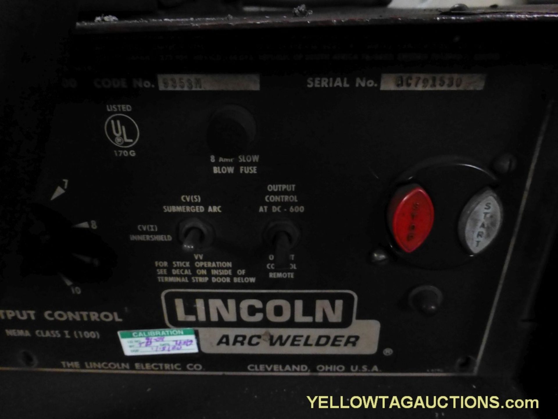 Lincoln DC-600 Welder w/LN-9 Wire Feeder - Image 5 of 14