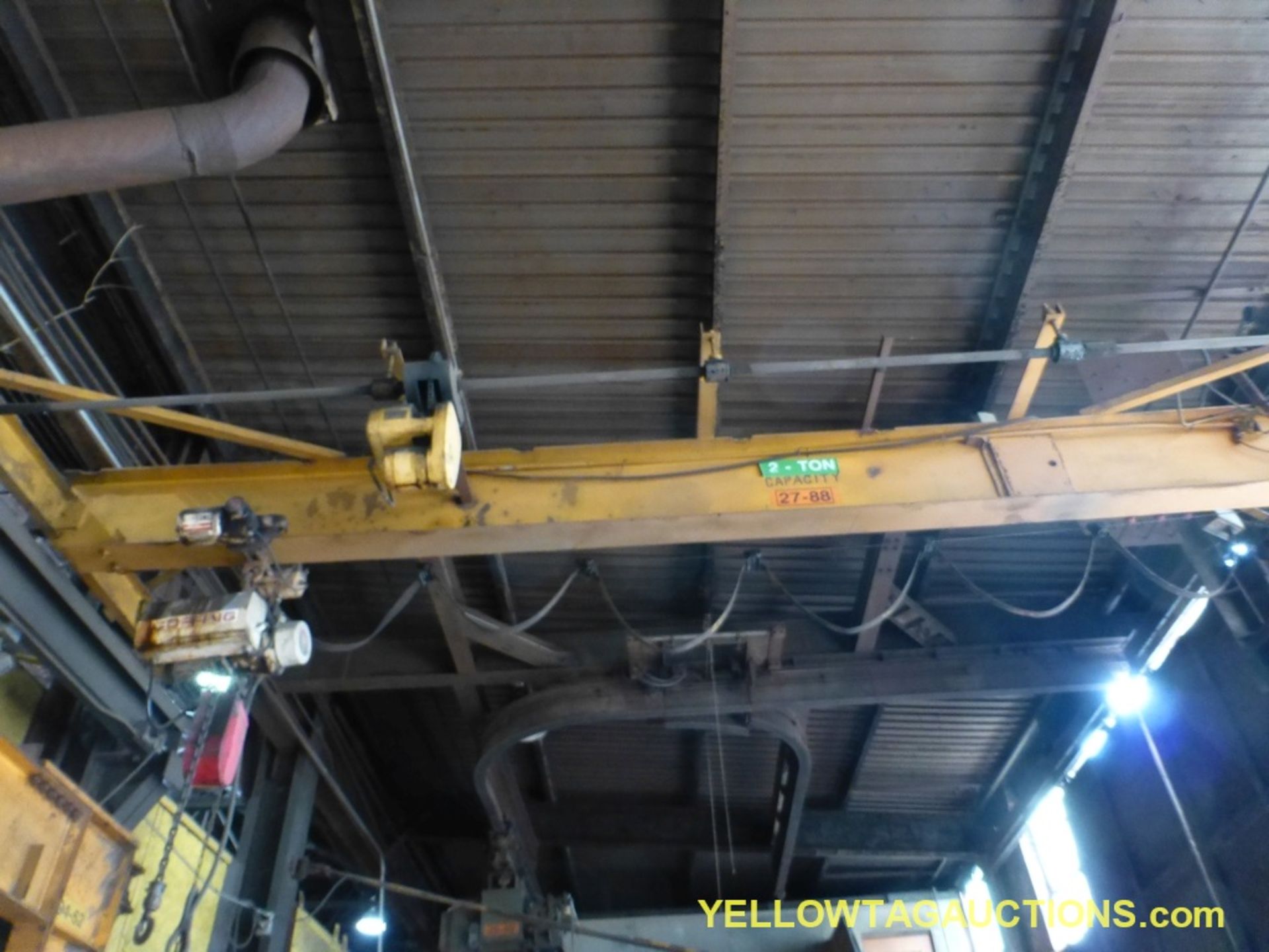 2 Ton Overhead Crane | Includes: Coffing 2 Ton Chain Hoist - Image 3 of 4