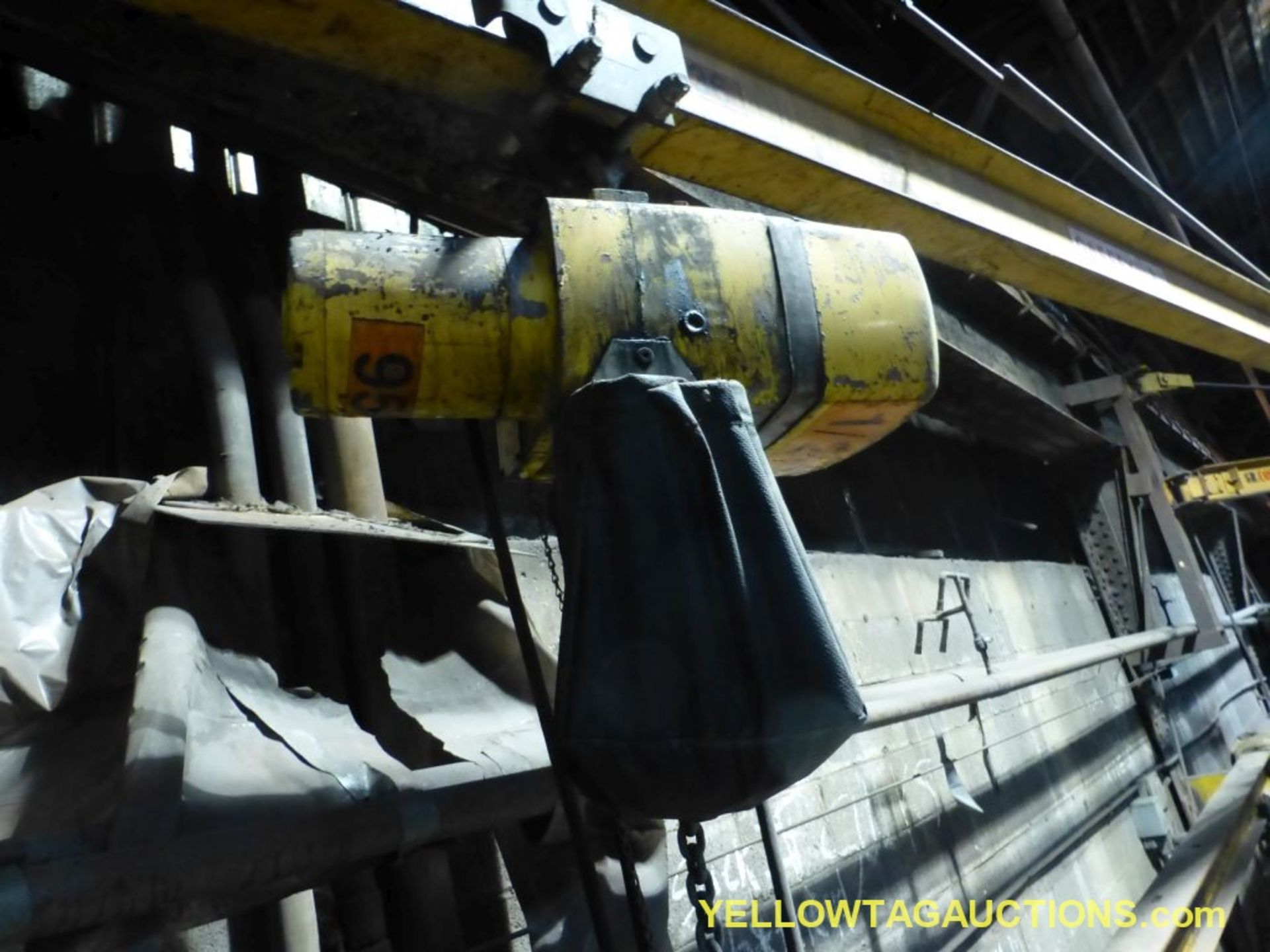 1 Ton Jib Crane w/Yale Chain Hoist - Image 2 of 3