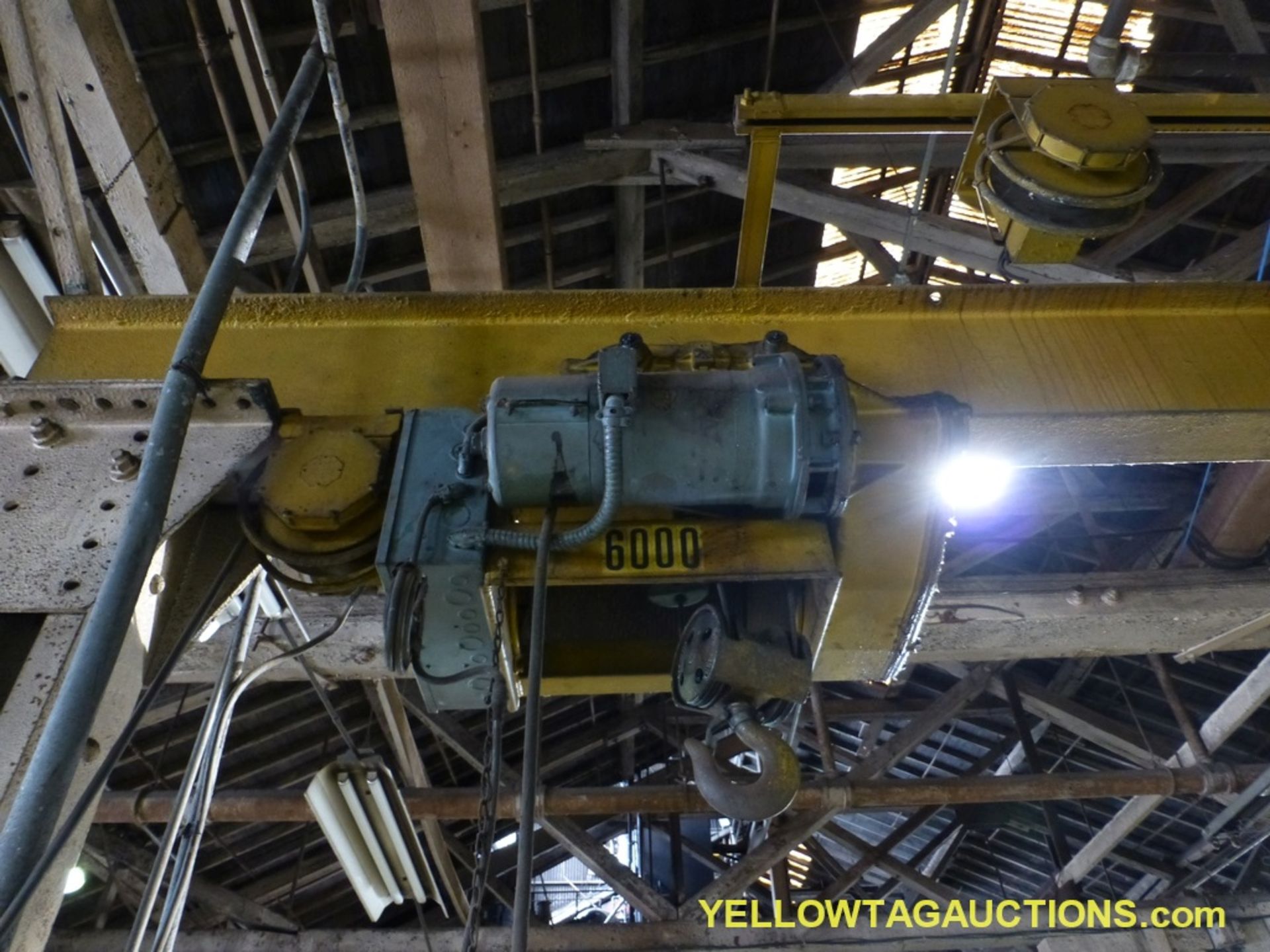 Gantry Free Standing 3 Ton Crane w/Robbins & Myers Chain Hoist - Image 3 of 6