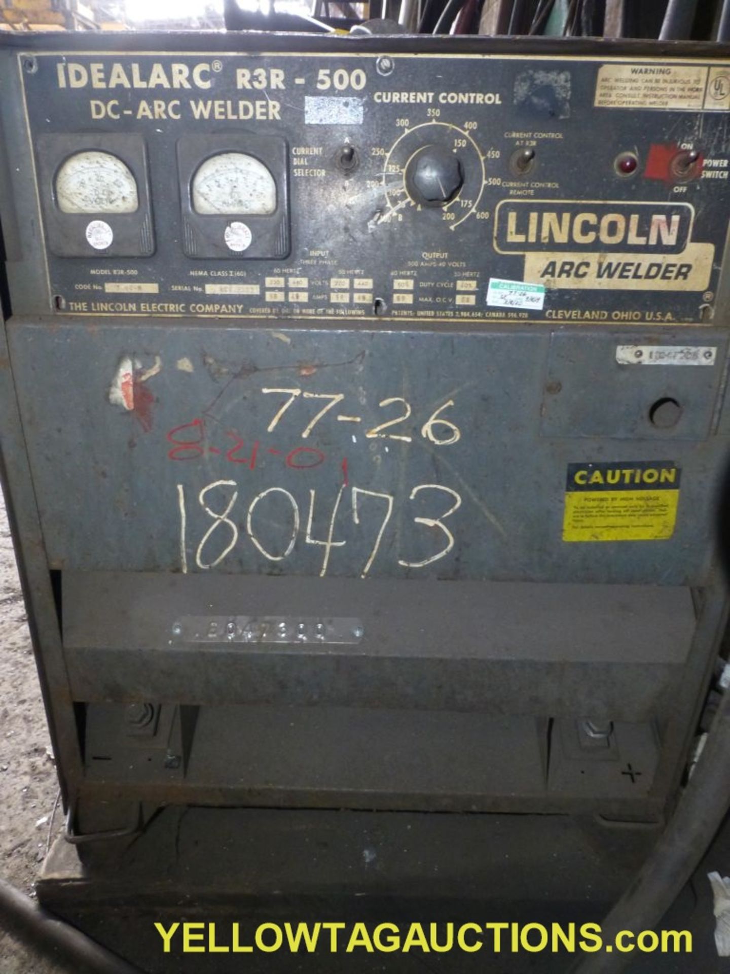 Lincoln Ideal Arc 500 Welder - Image 2 of 8