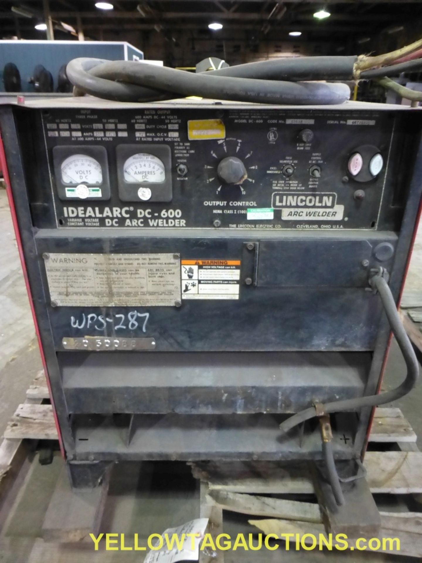 Lot of (2) Lincoln Welders | (1) Ideal Arc DC 600 Welder; (1) Ideal Arc DC 400 Welder - Image 2 of 12