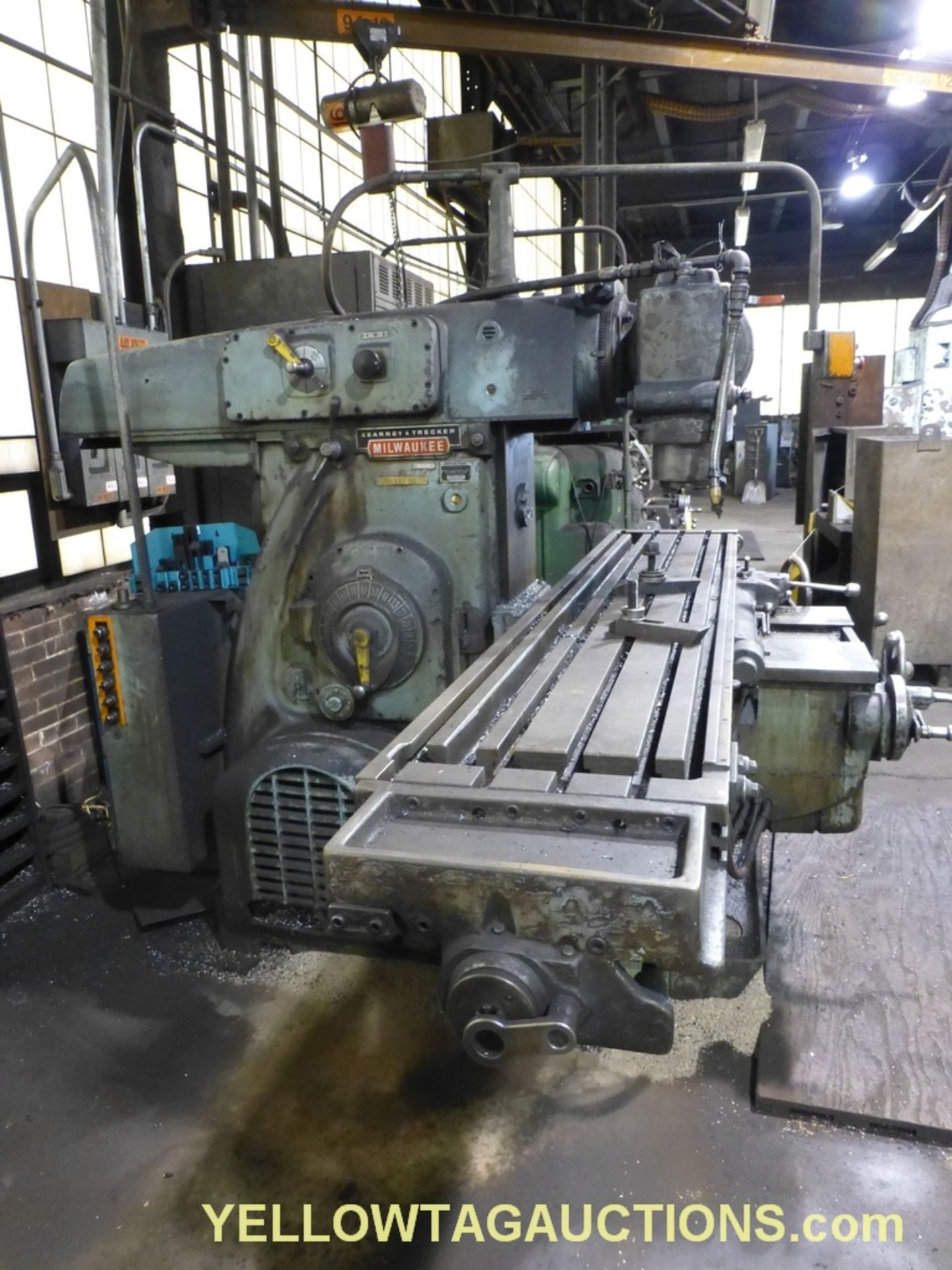 Kearney & Trecker 430 TF-17 Horizontal Mill w/Tool Makers Power Dierarm | 15-1500 RPM; 17" x 96" Tab - Image 2 of 17