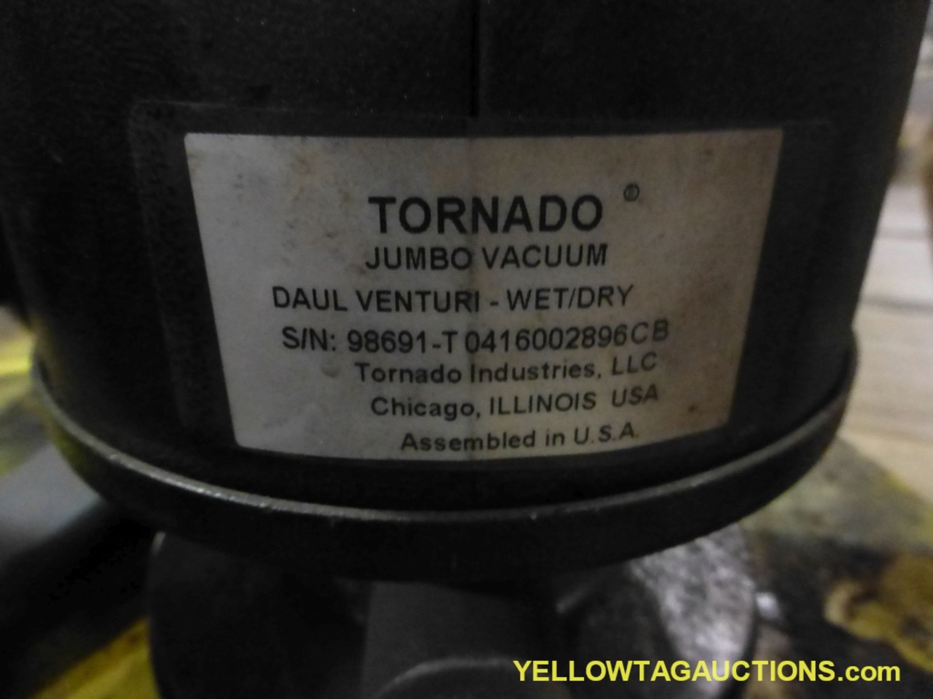 Tornado Pneumatic Dual Wet/Dry Jumbo Air Vacuum Cleaner | Model No. 98694; Includes: 55-Gallon Drum - Image 8 of 8