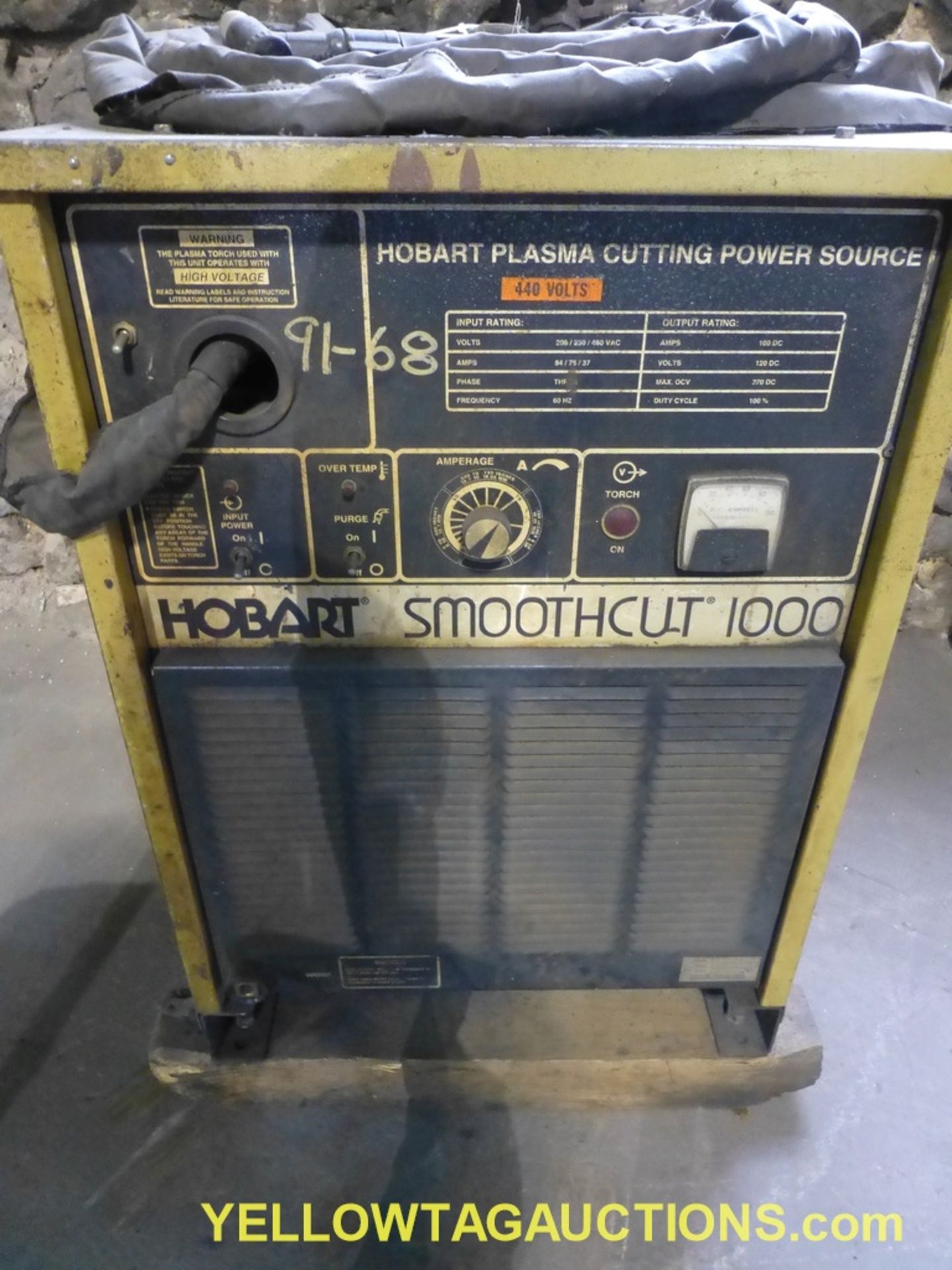 Hobart Plasma Cutting Power Source Smooth Cut 1000 | Stock No. 500101-1; 84-37A; 206-460 VAC - Image 3 of 10
