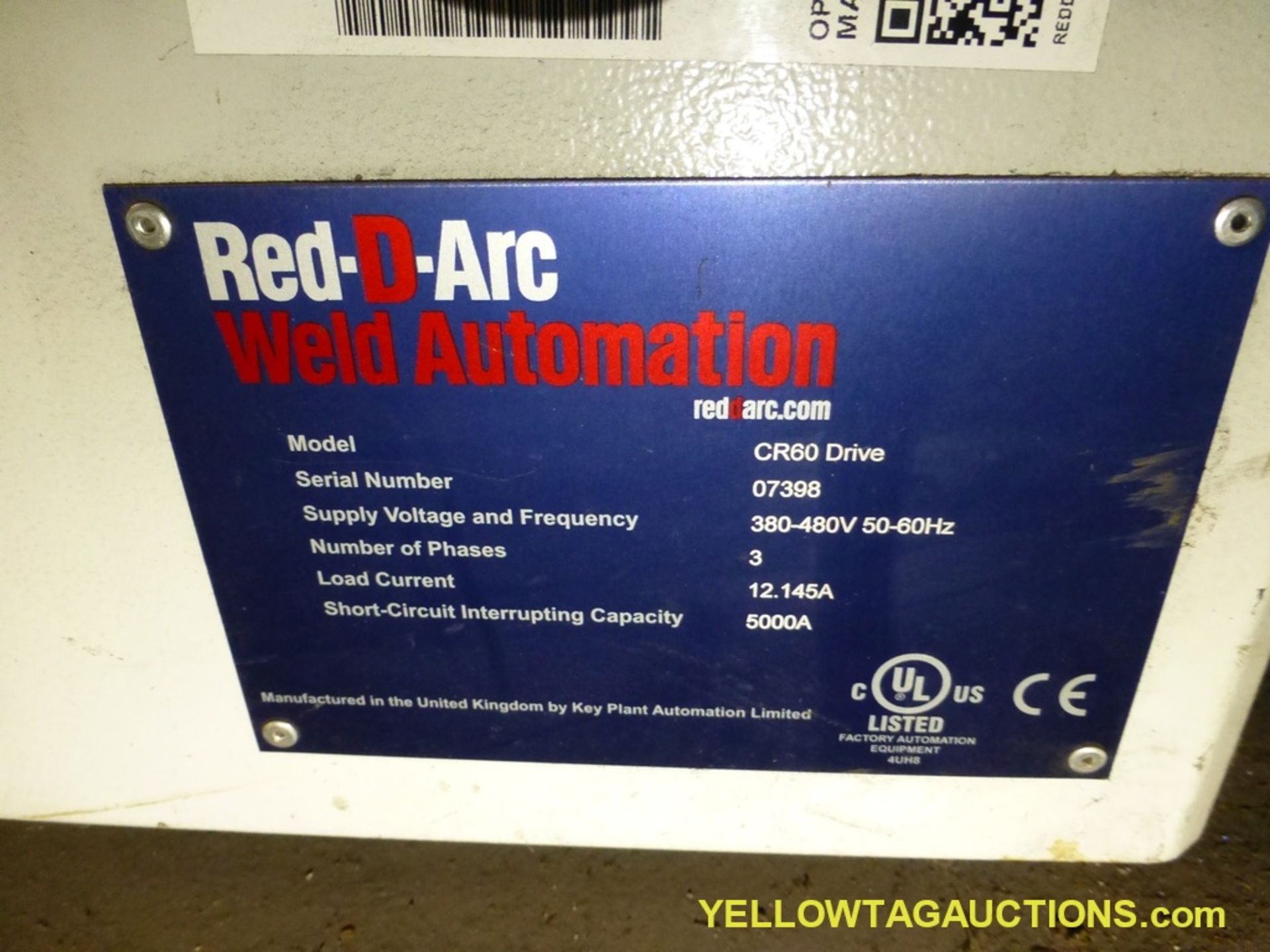 Red-D-Arc Weld Automation Turning Roll | Model No. CR60 Drive; Supply Voltage and Frequency: 380-480 - Image 14 of 14