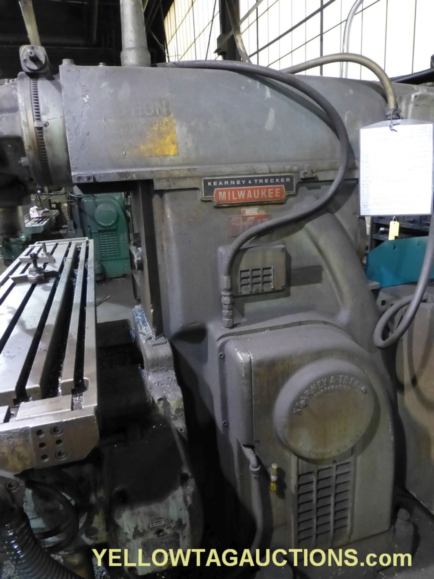 Kearney & Trecker 430 TF-17 Horizontal Mill w/Tool Makers Power Dierarm | 15-1500 RPM; 17" x 96" Tab - Image 11 of 17