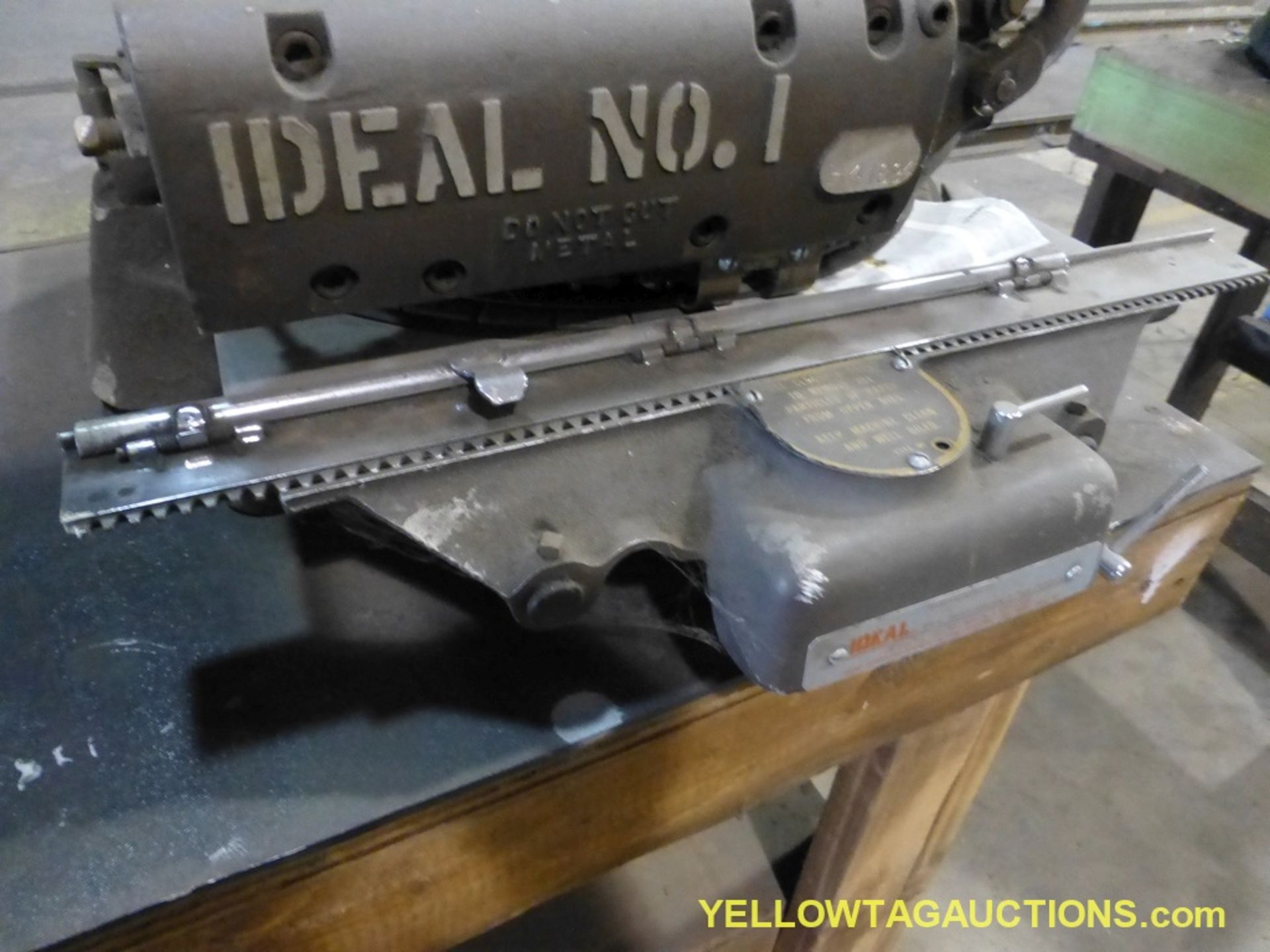 Lot of (2) Ideal Stencil Machine Co. Stencil Machines | (1) Model: 2; (1) Model: H - Image 12 of 14