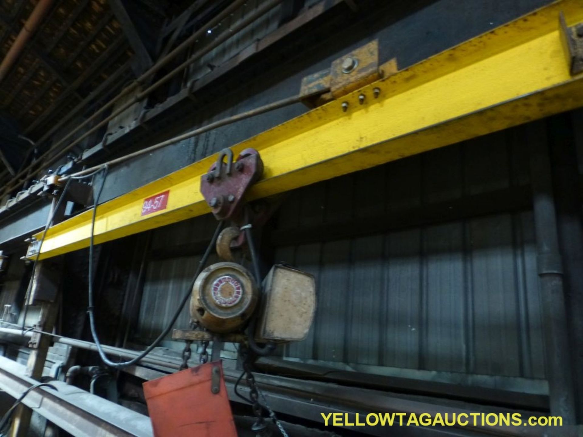 1 Ton Jib Crane w/Coffing Chain Hoist