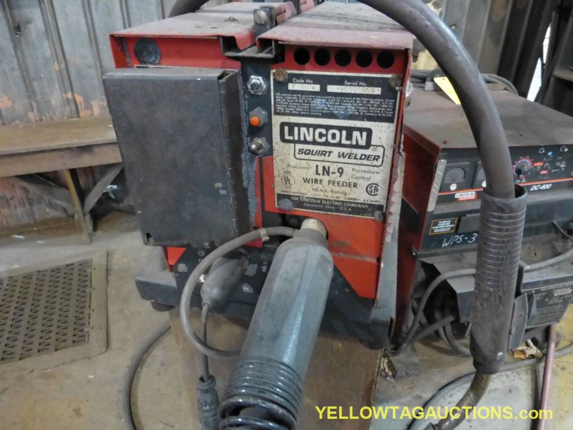 Lincoln Electric Ideal Arc DC-600 Welder | Includes: Multiprocess Switch & LN-9 Wire Feeder - Image 13 of 15