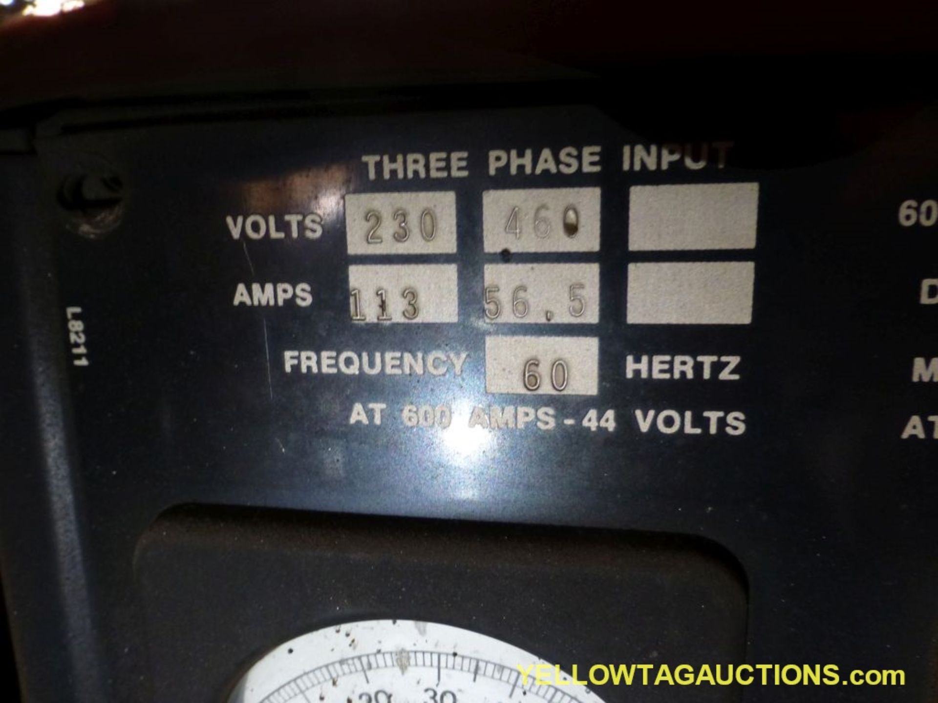 Lincoln Electric Ideal Arc DC-600 Welder | Includes: Multiprocess Switch and LN-9 Wire Feeder - Image 7 of 14