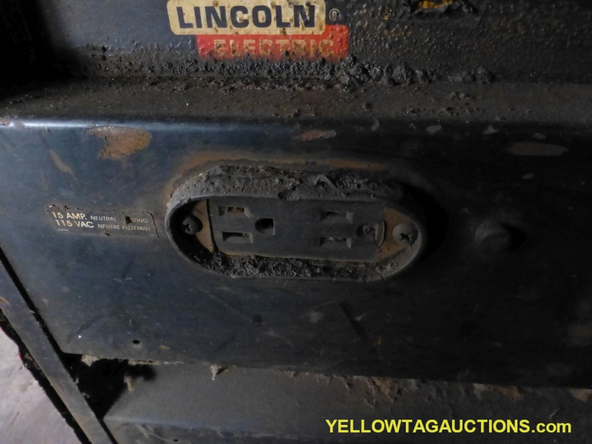 Lot of (2) Lincoln Components | (1) Electric DC 600 Welder; (1) N-9 Wire Feeder Above - Image 8 of 8