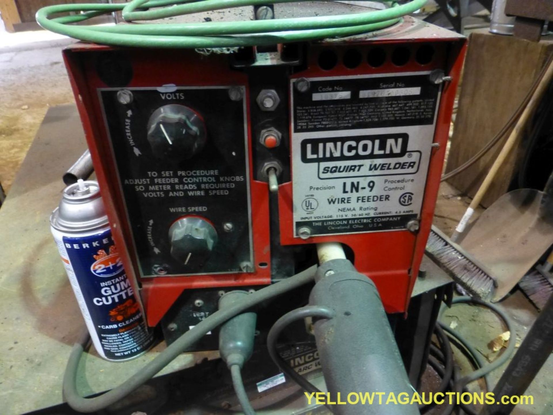 Lincoln Electrical Ideal Arc 600 DC Welder | Includes: Lincoln Squirt Welder Wire Feeder LN-9 - Image 10 of 16