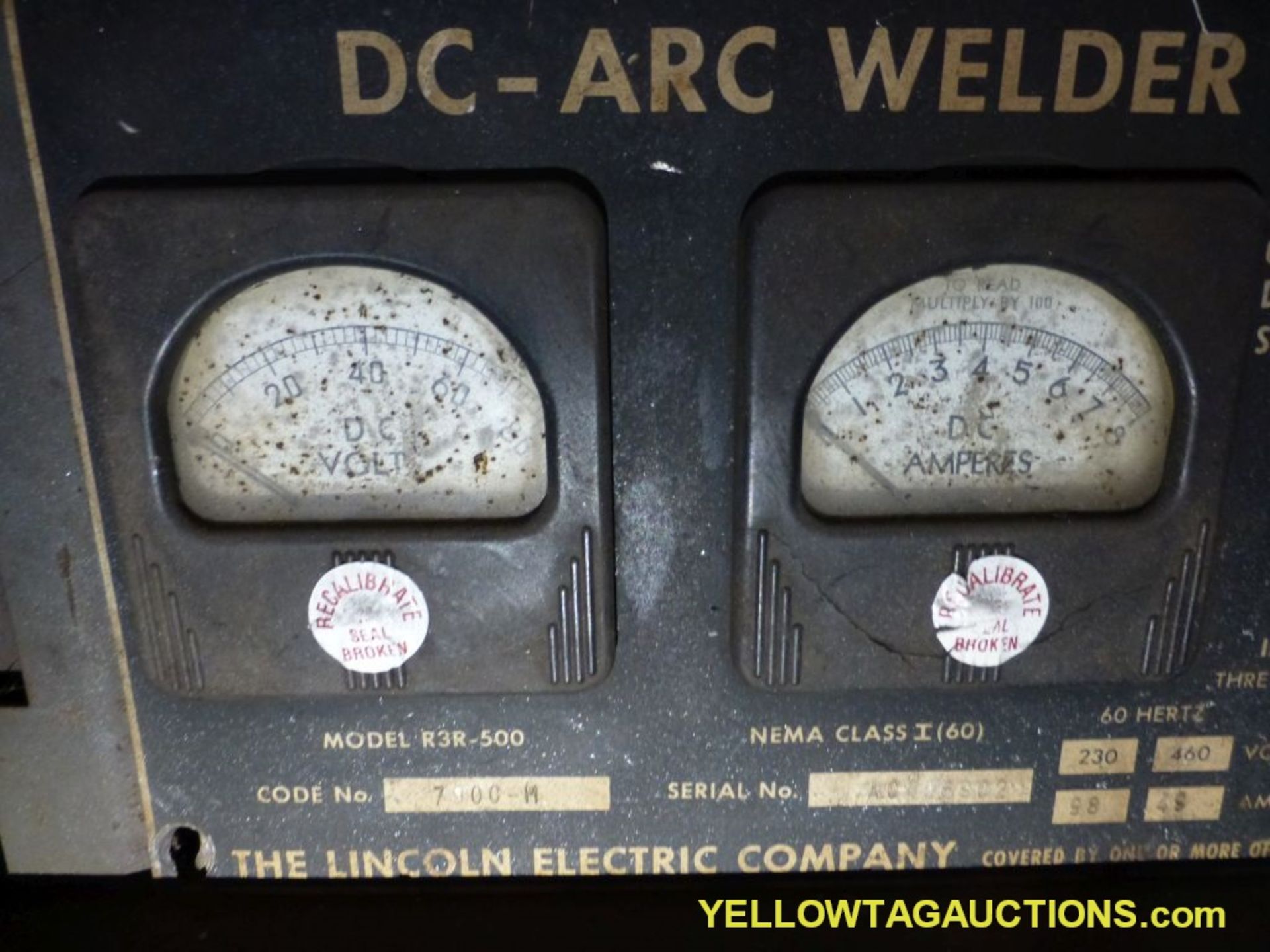 Lincoln Ideal Arc 500 Welder - Image 3 of 8