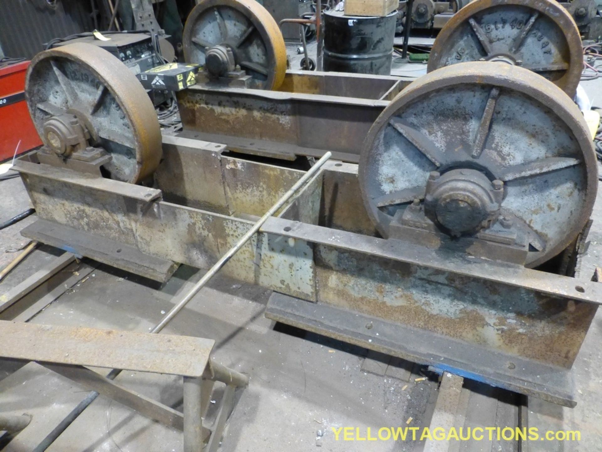 Lot of (6) Assorted Rolls | (3) Welding Turning Rolls; (3) Heavy Duty Idler Rolls - Image 3 of 6