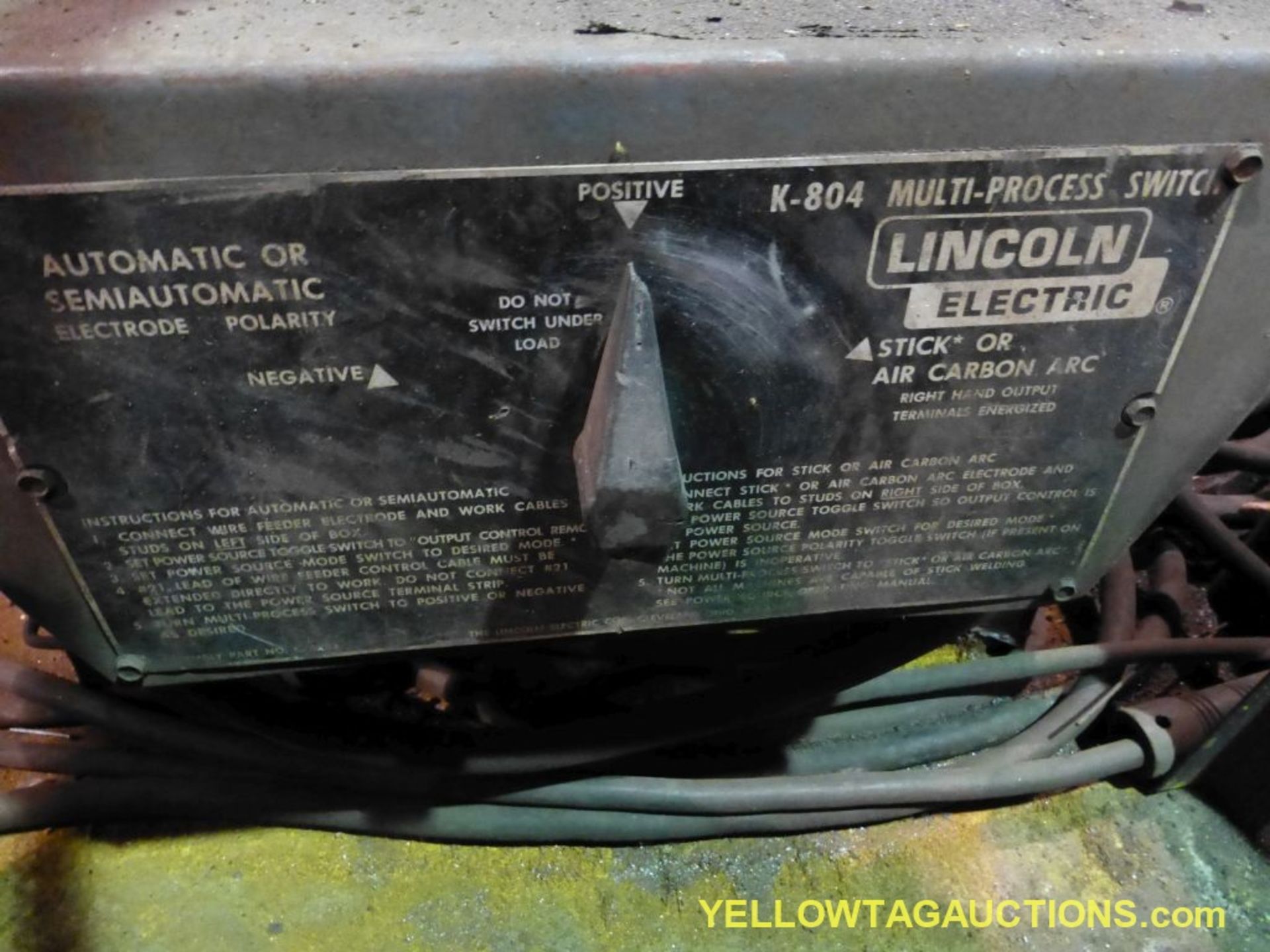 Lincoln Electrical Ideal Arc 600 DC Welder | Includes: Lincoln Squirt Welder Wire Feeder LN-9 - Image 9 of 16