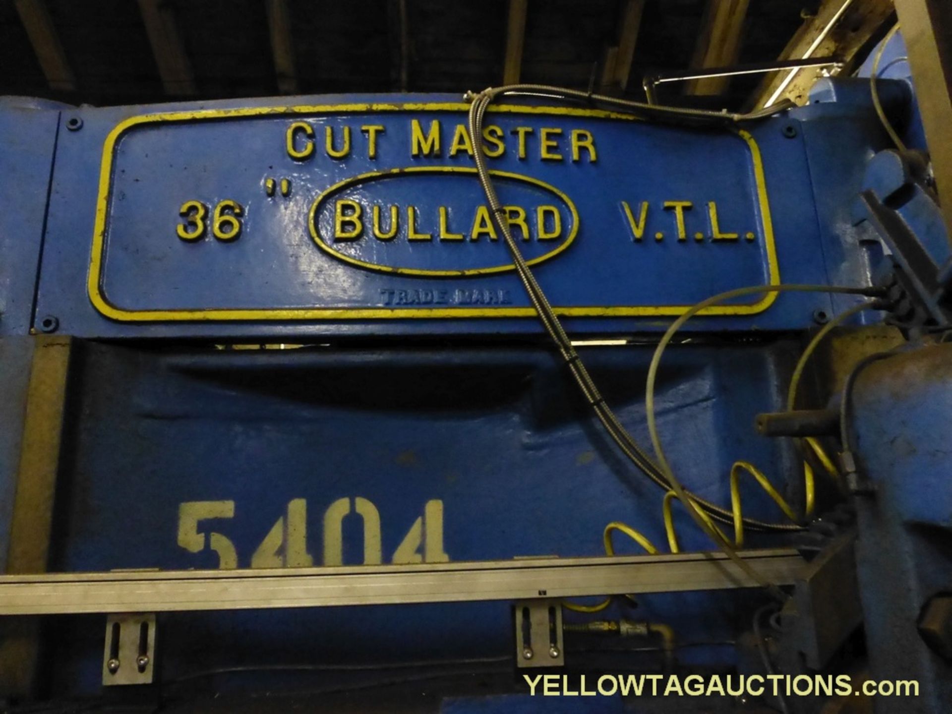 Bullard 36" Cutmaster VTL 4 Jaw Table | Includes: Turret and Side Head; ACU-Rite DRV - Image 4 of 14