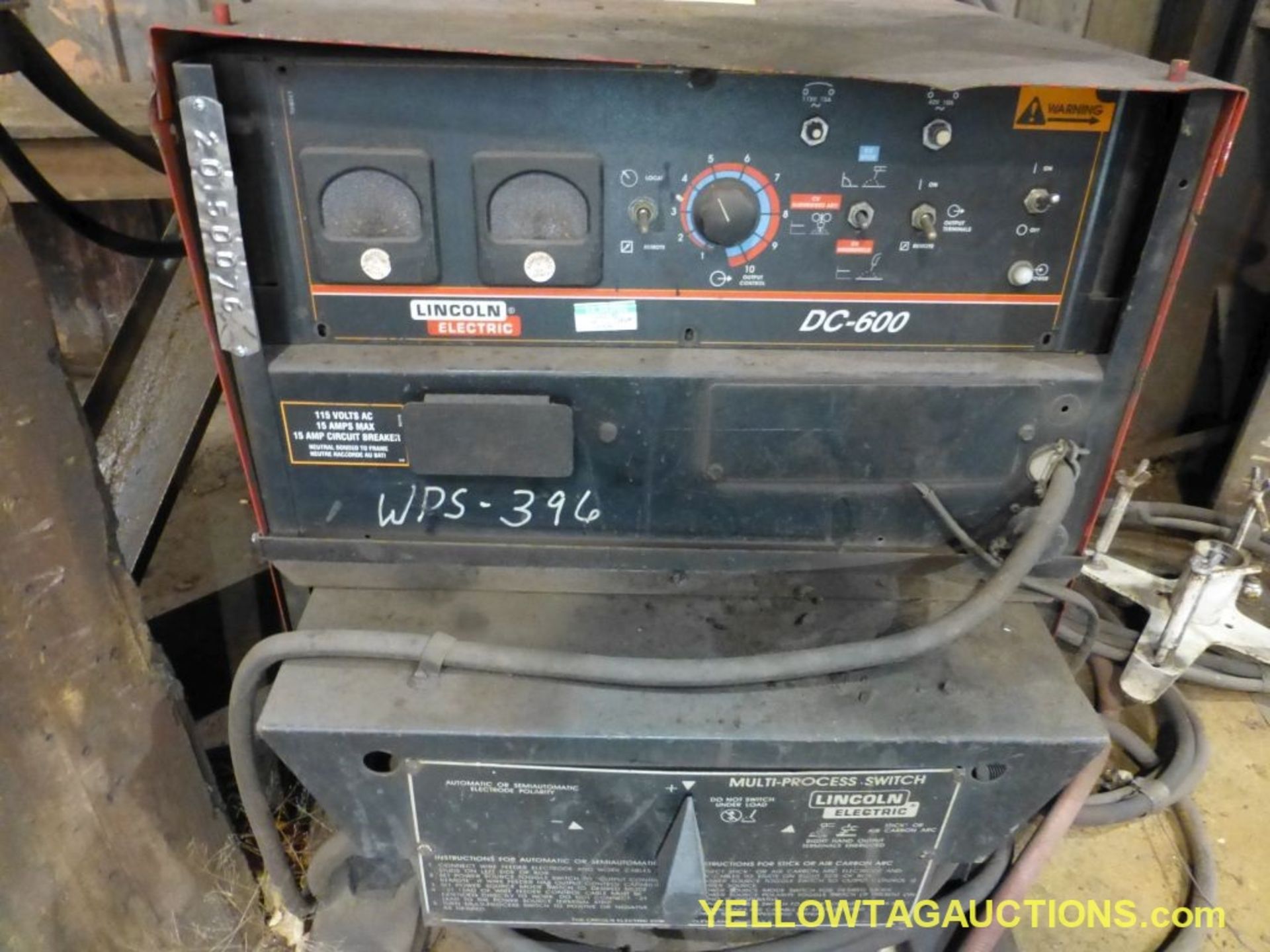 Lincoln Electric Ideal Arc DC-600 Welder | Includes: Multiprocess Switch & LN-9 Wire Feeder - Image 2 of 15