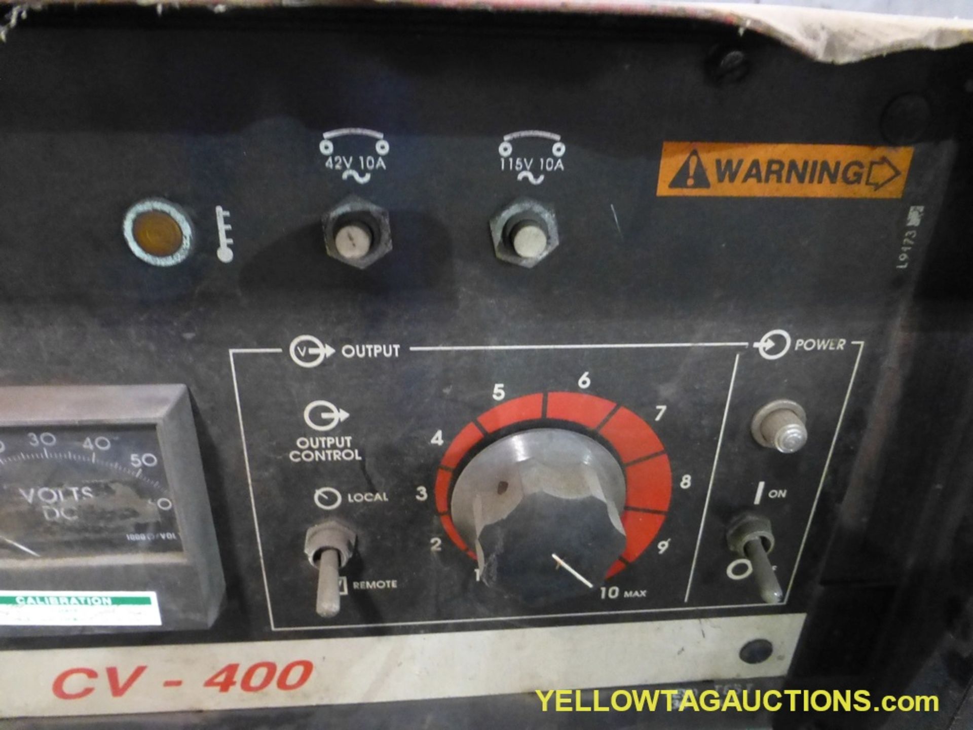 Lot of (2) Lincoln Electric CV-400 Welder | Model No. CV-400; Code: 10084M; 60A at 12V to 500A at 42 - Image 5 of 8