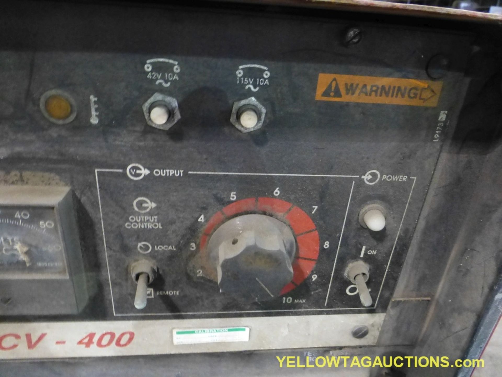 Lot of (2) Lincoln Electric CV-400 Welder | Model No. CV-400; Code: 10084M; 60A at 12V to 500A at 42 - Image 8 of 8