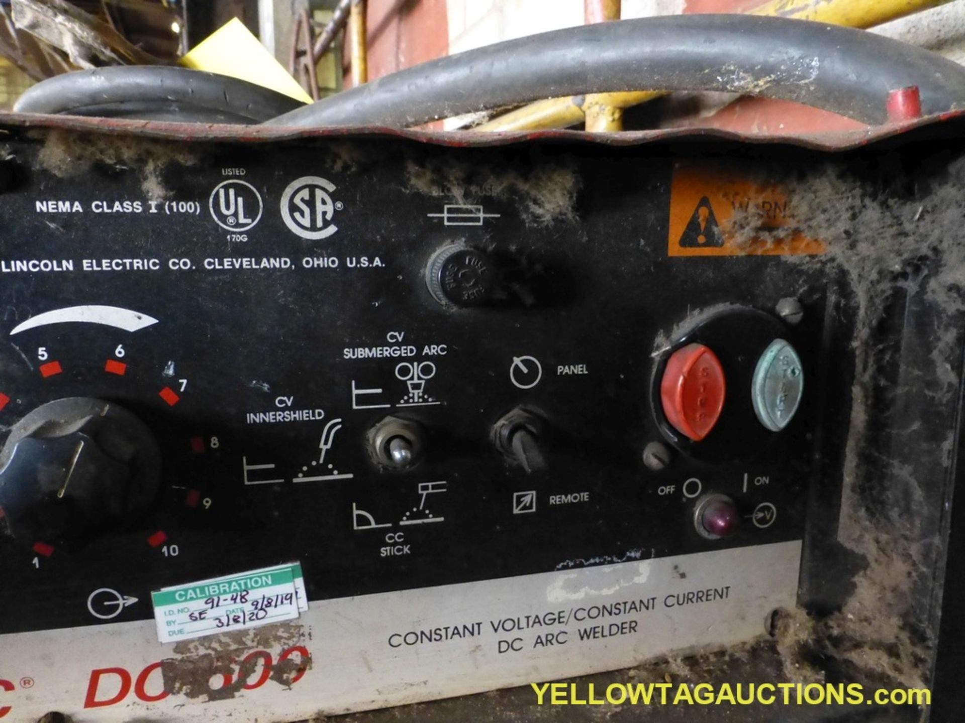 Lincoln Electric Ideal Arc DC 600 Welder with Wire Feeder - Image 6 of 14
