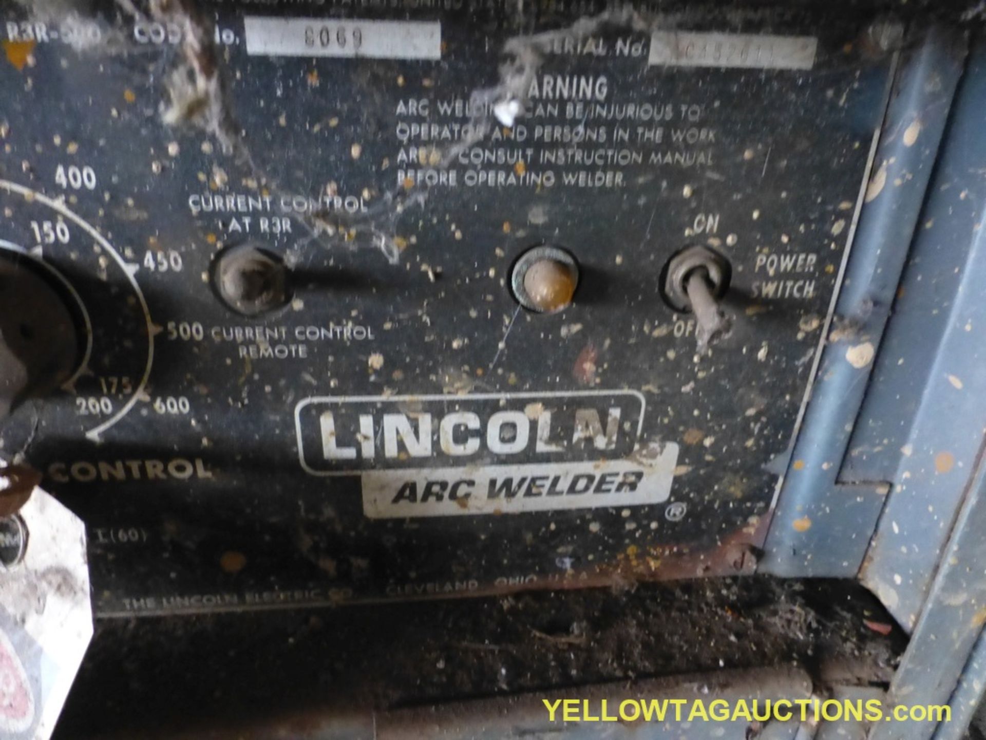 Lincoln Arc Welder Ideal Arc R3R 500 DC Arc Welder - Image 4 of 4