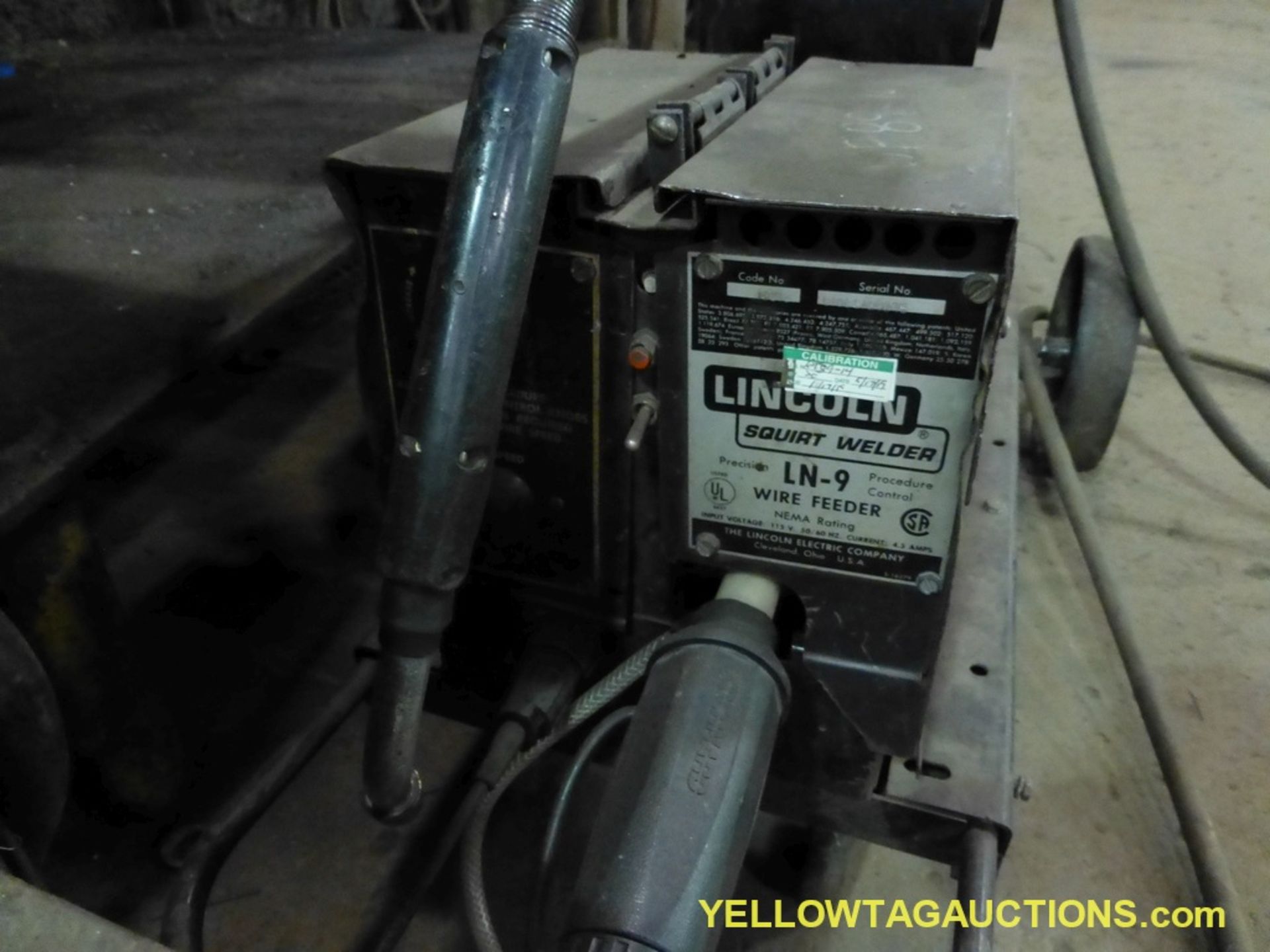 Lot of (2) Lincoln Components | (1) Lincoln Arc Ideal Arc DC 500 Welder; (1) Lincoln LN-9 Wire Feede - Image 8 of 13