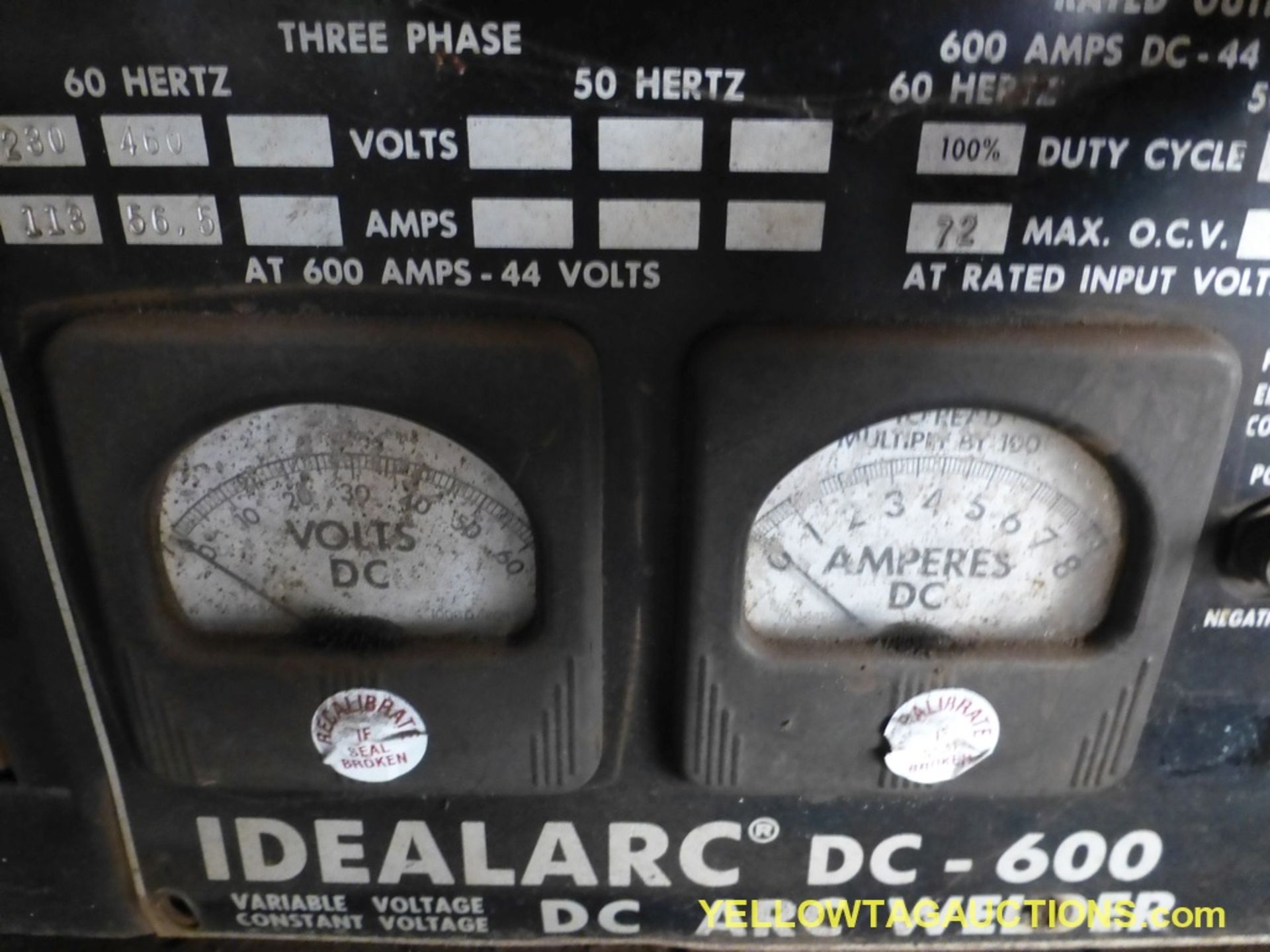 Lot of (2) Lincoln Components | (1) Lincoln Arc DC 600 Welder; (1) Lincoln LN-9 Wire Feeder - Image 3 of 11